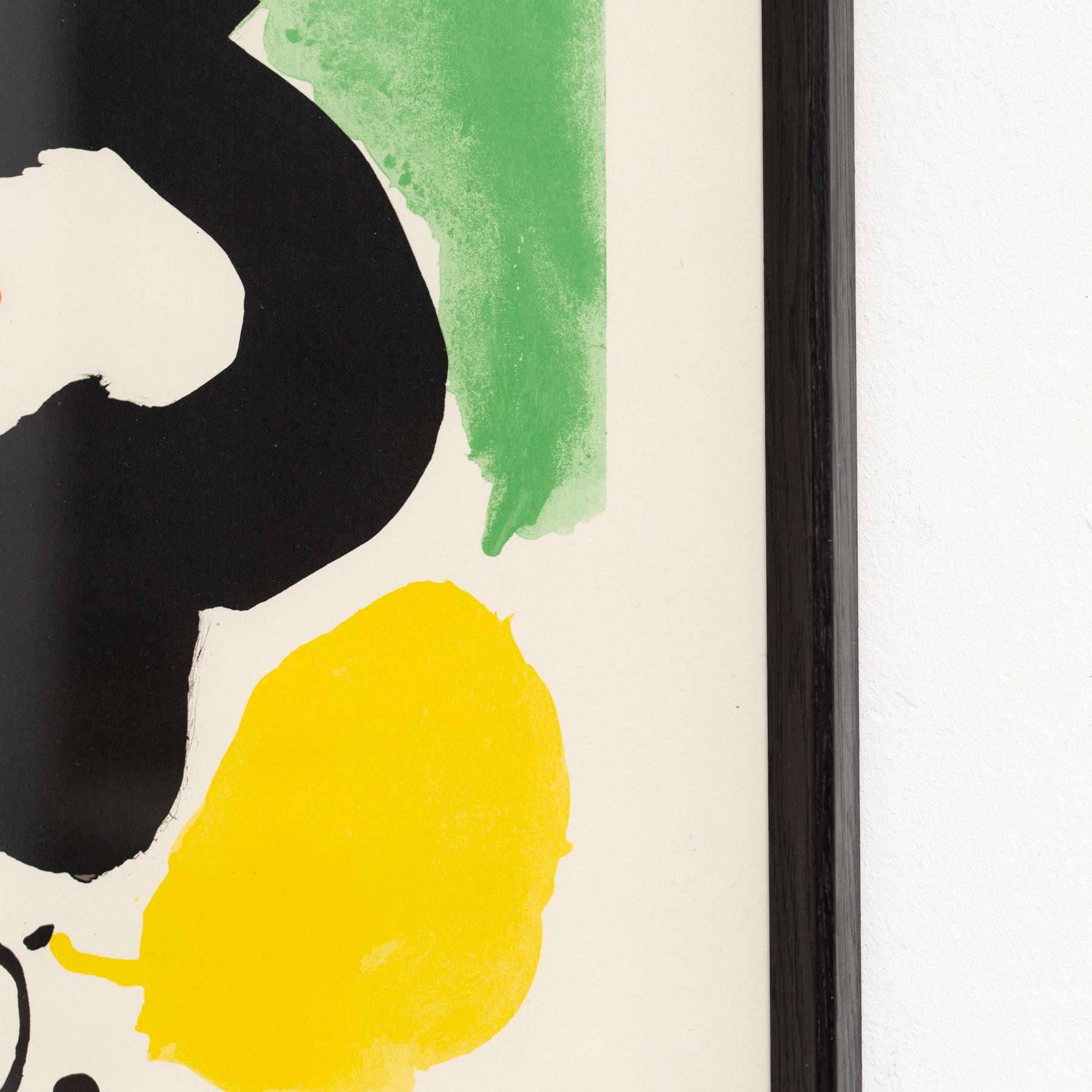 Joan Miró Gerahmte Lithographie, um 1950 im Angebot 2