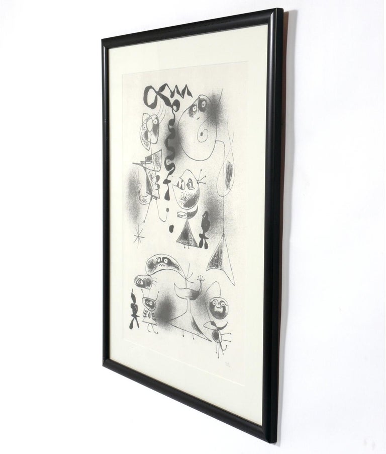 Mid-Century Modern Joan Miro Framed Prints For Sale