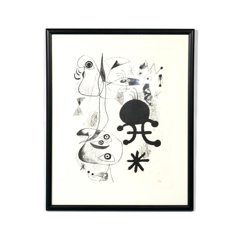 Late 20th Century Joan Miro Framed Prints For Sale