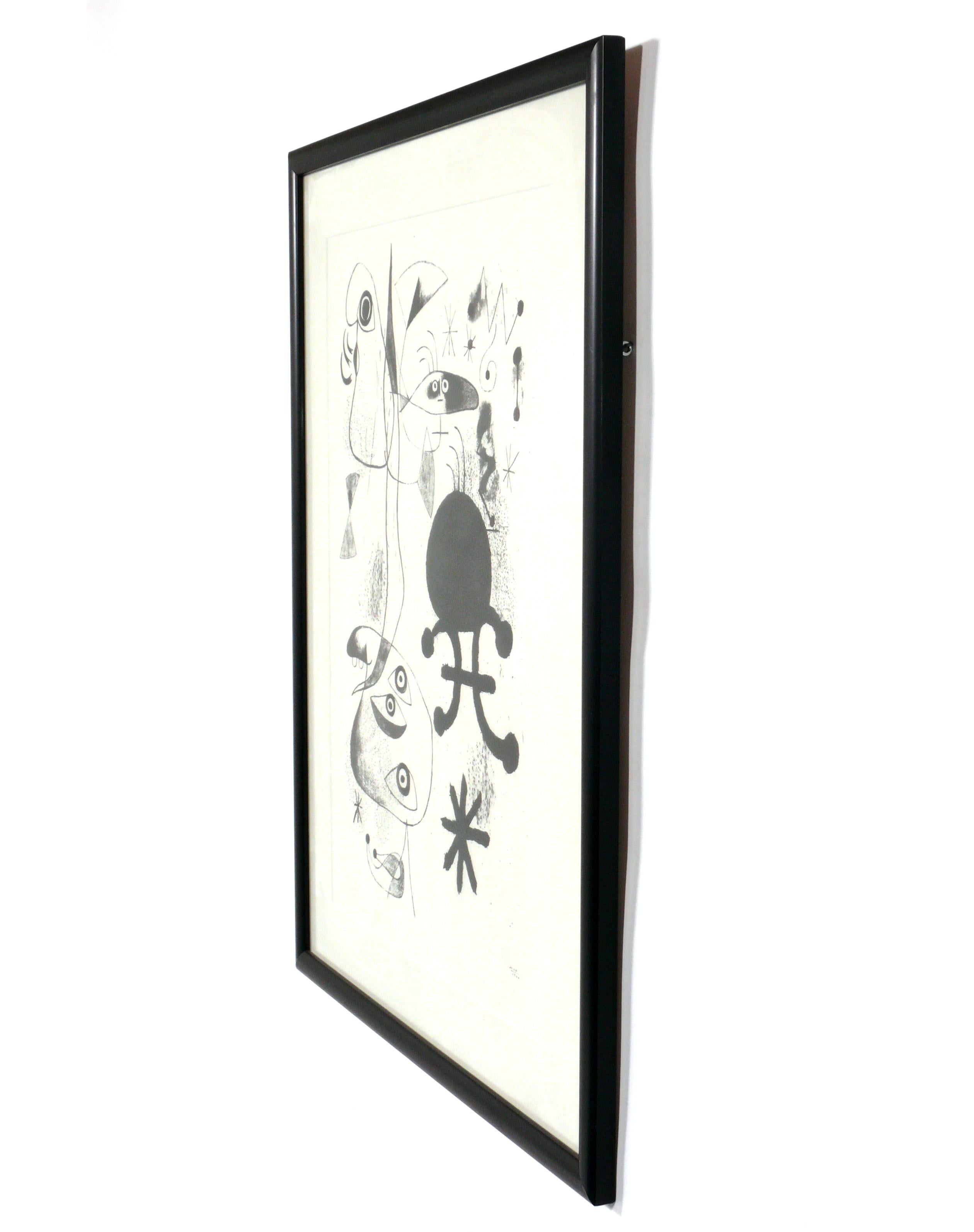 Glass Joan Miro Framed Prints