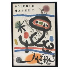 Joan Miró – Galerie Maeght Original Color Lithograph, Paris, c. 1960s