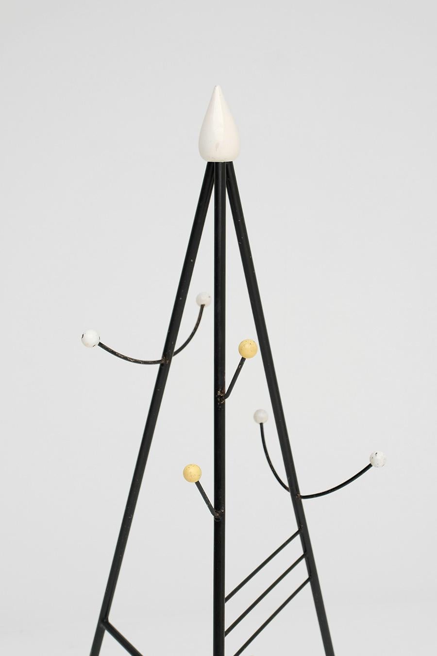 mid-century minimalist Joan Miro Inspired Atomic Coat Stand 1950s For Sale 3