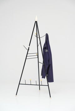 mid-century minimalist Joan Miro Inspired Atomic Coat Stand 1950s