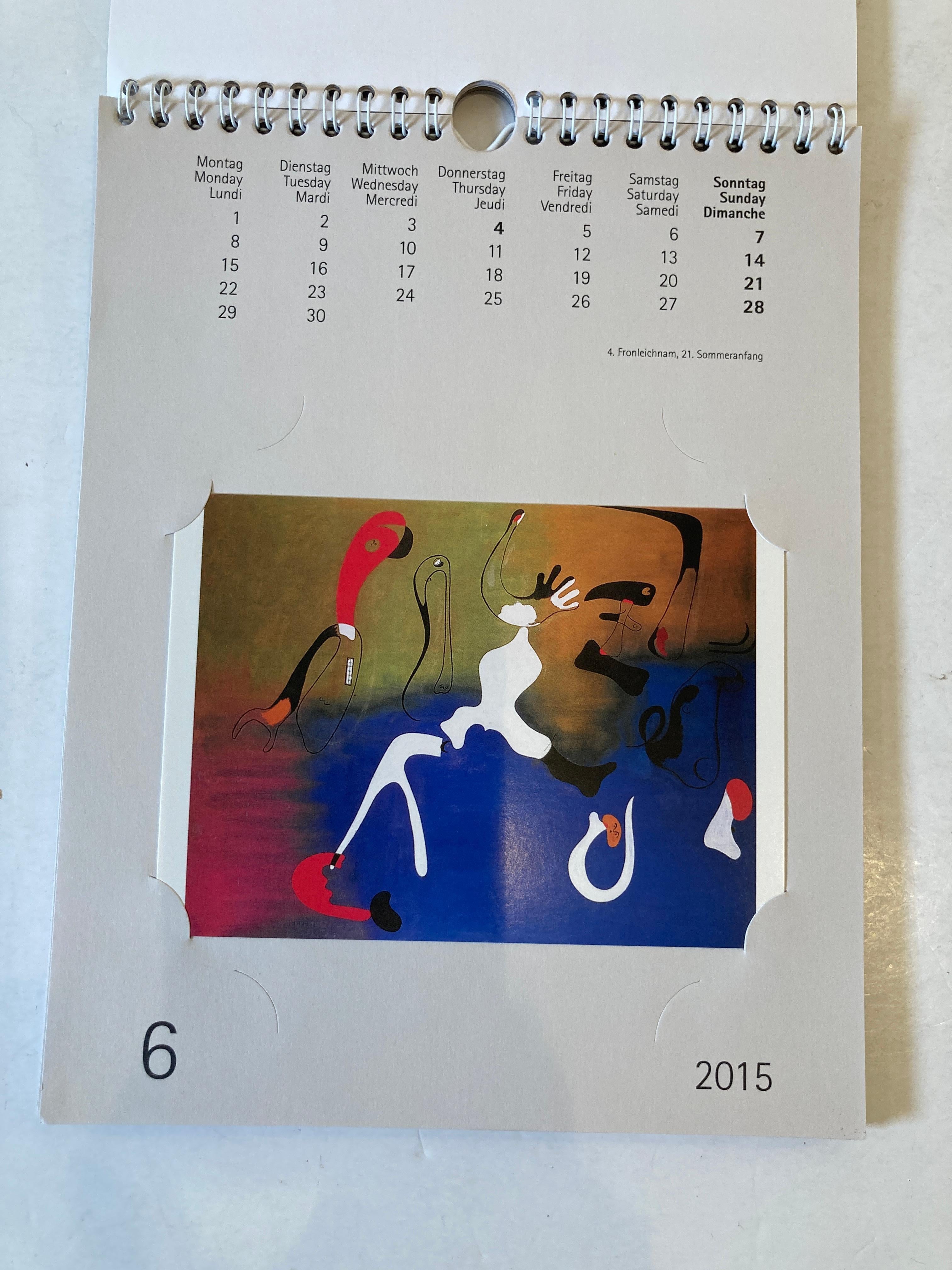 Joan Miro Kalender 2015 im Angebot 4