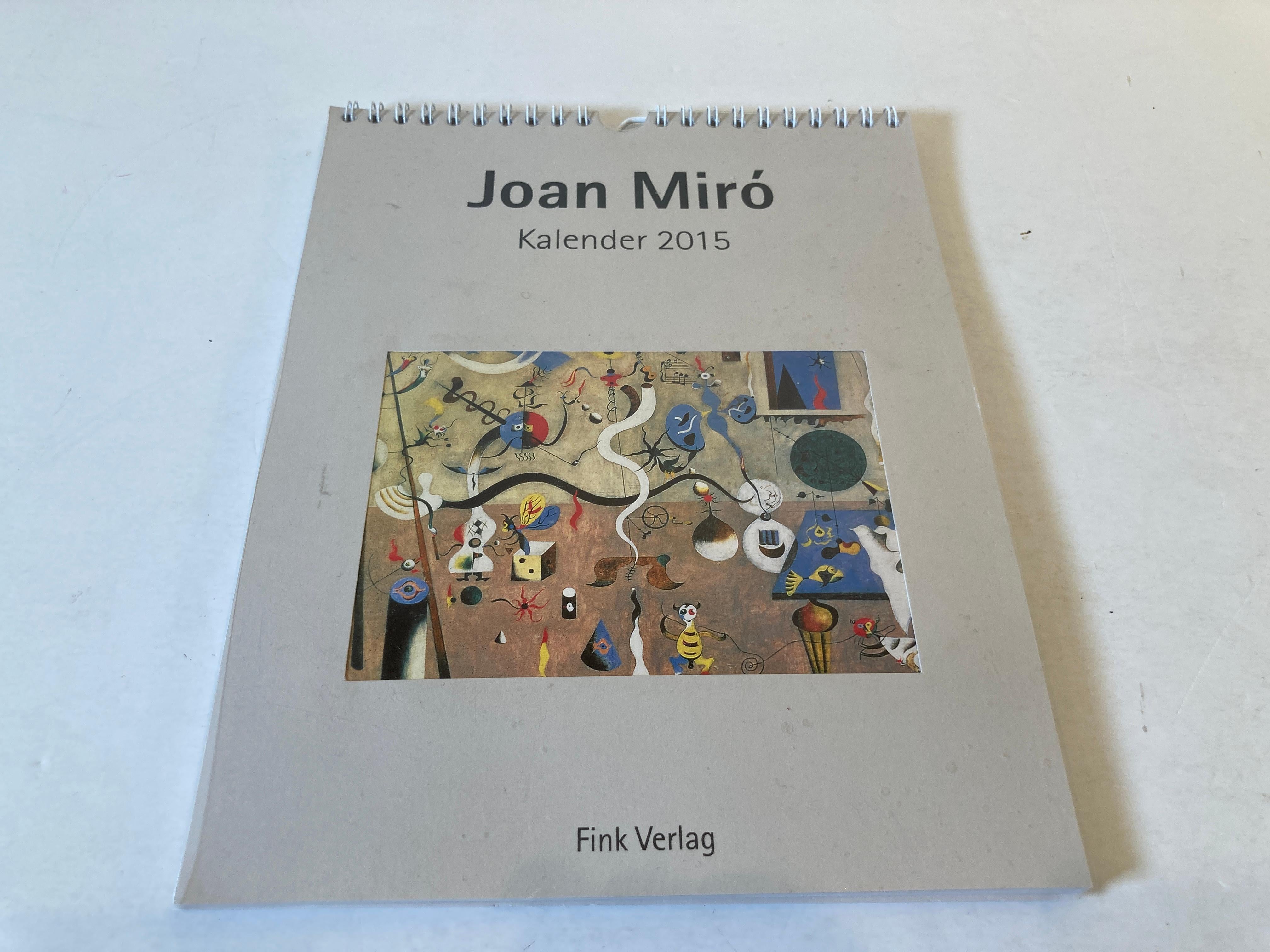 Joan Miro Kalender 2015 (Europäisch) im Angebot