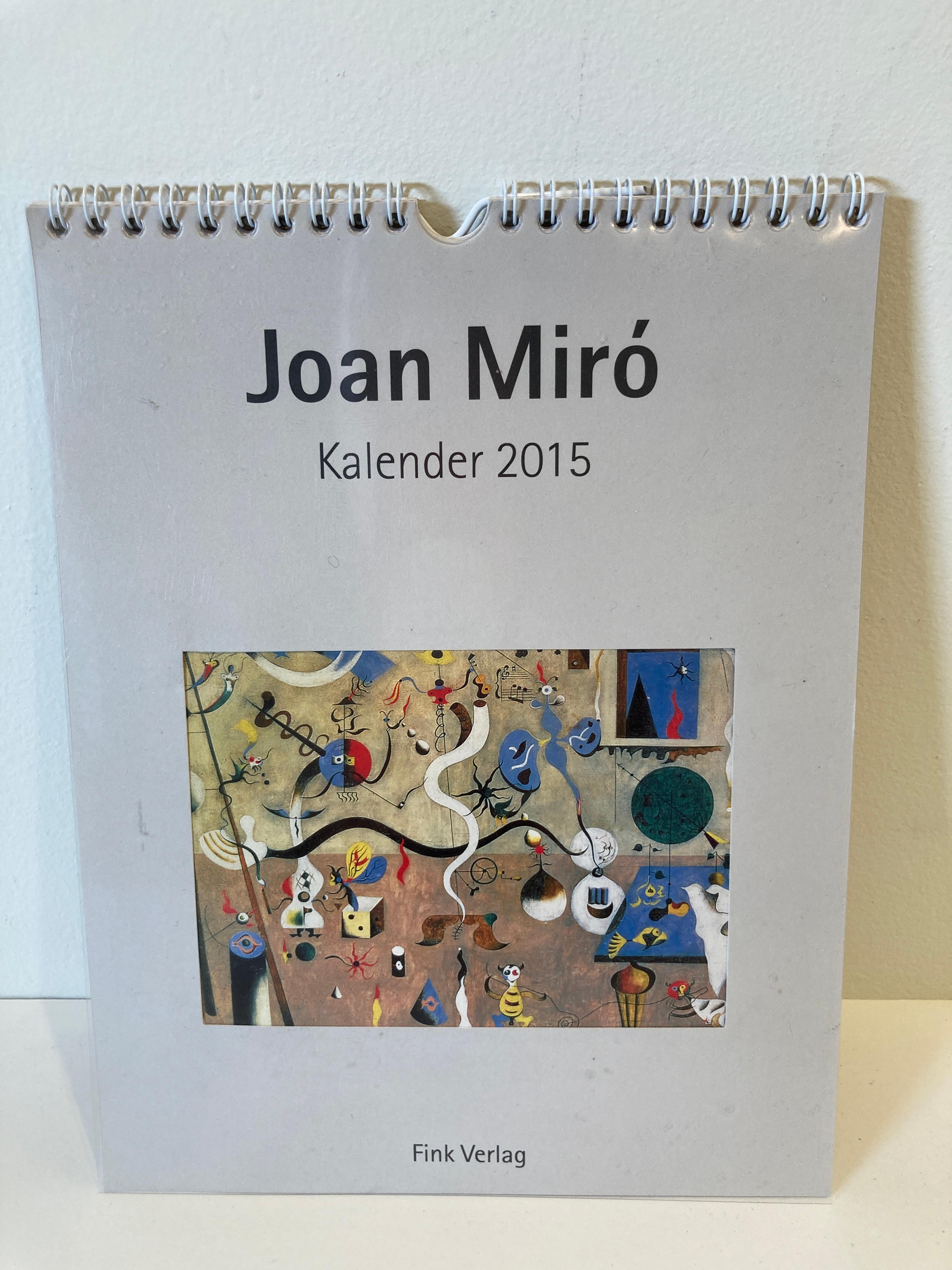 Joan Miro Kalender 2015 im Zustand „Gut“ im Angebot in North Hollywood, CA
