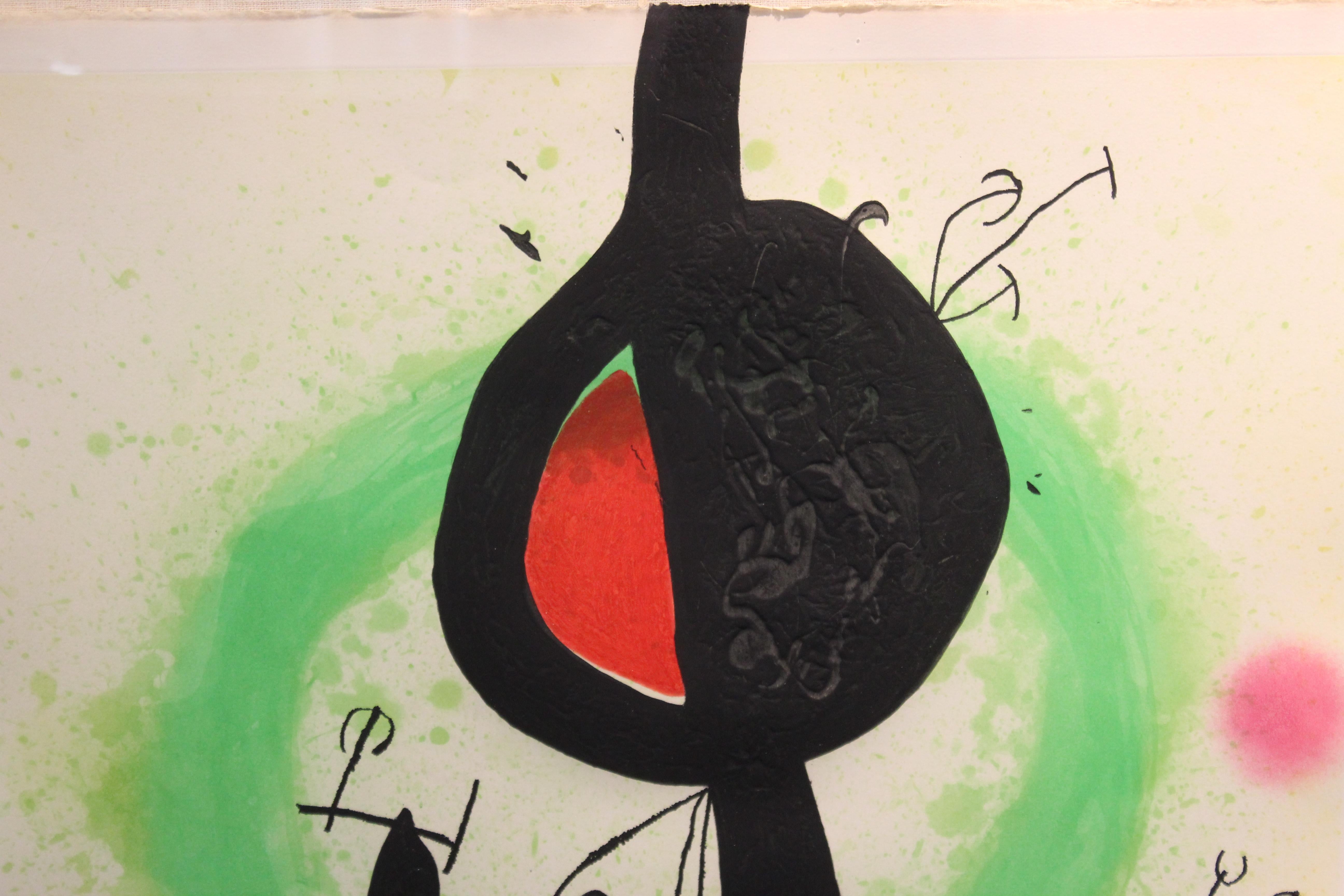 Joan Miro 'La Sorciere' Modern Signed Print 1