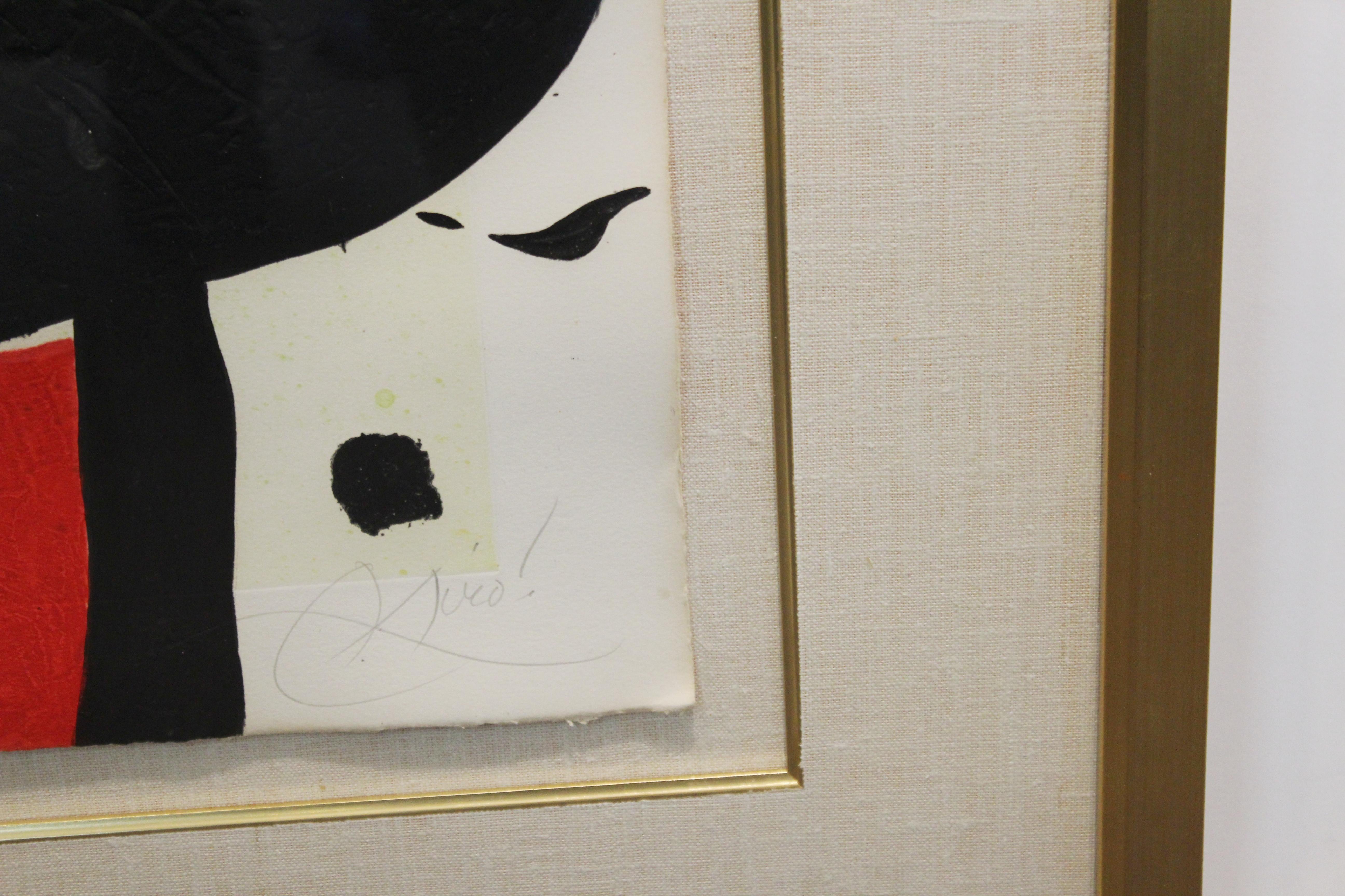 Joan Miro 'La Sorciere' Modern Signed Print 3