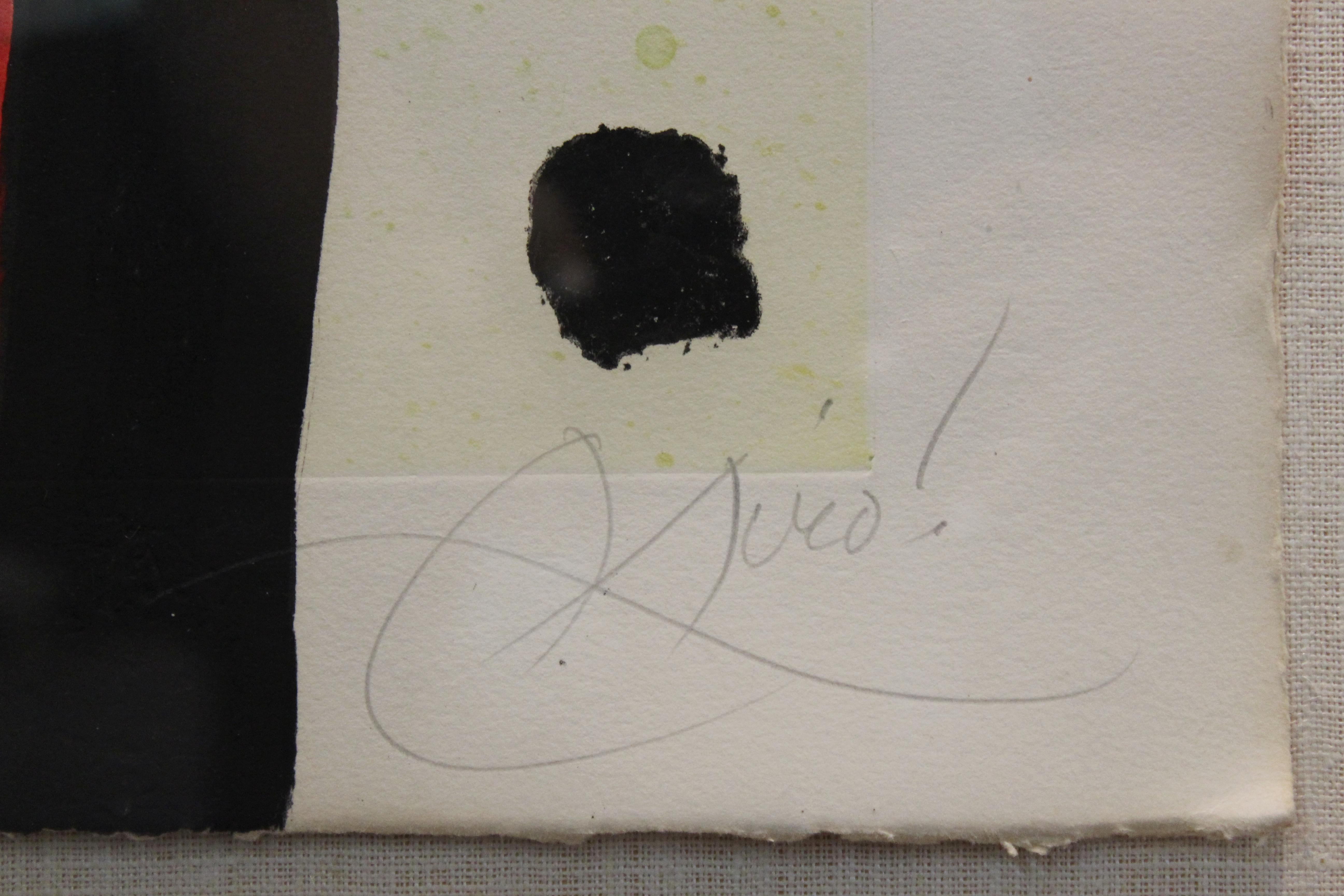 Joan Miro 'La Sorciere' Modern Signed Print 4