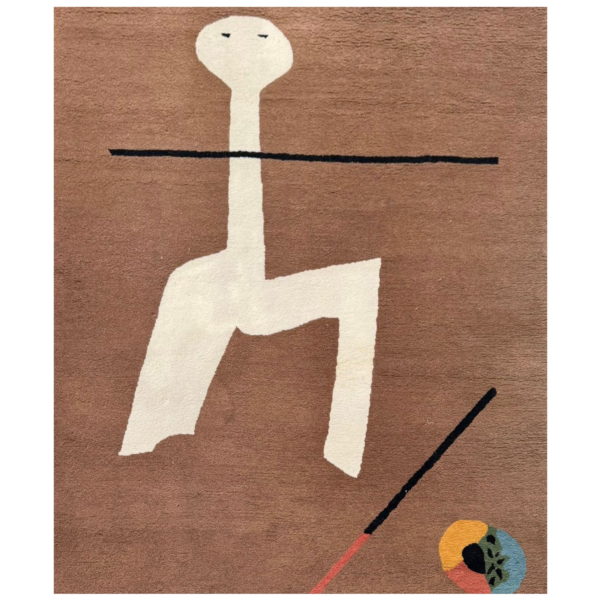Joan Miró - "Le Peintre", Französischer moderner Wandteppich