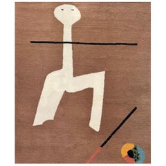 Joan Miró - "Le Peintre", Französischer moderner Wandteppich