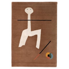 Joan Miró – "Le Peintre", French Modern Tapestry Rug