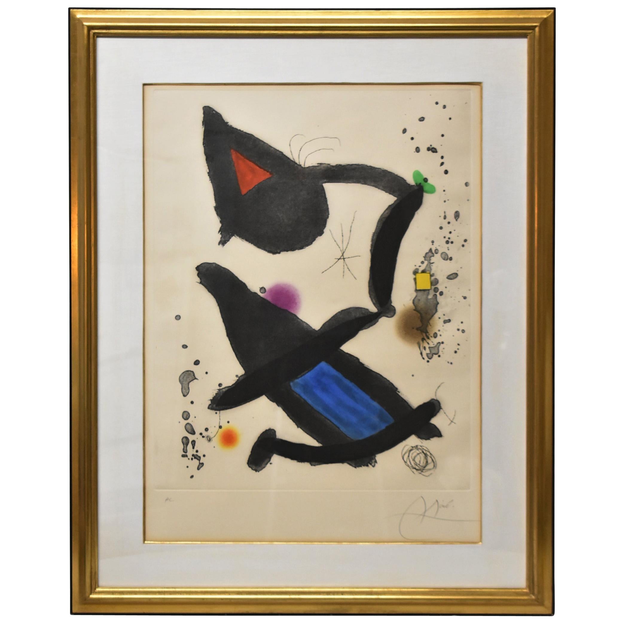 Joan Miro "Le Roi David" Etching Aquatint HC