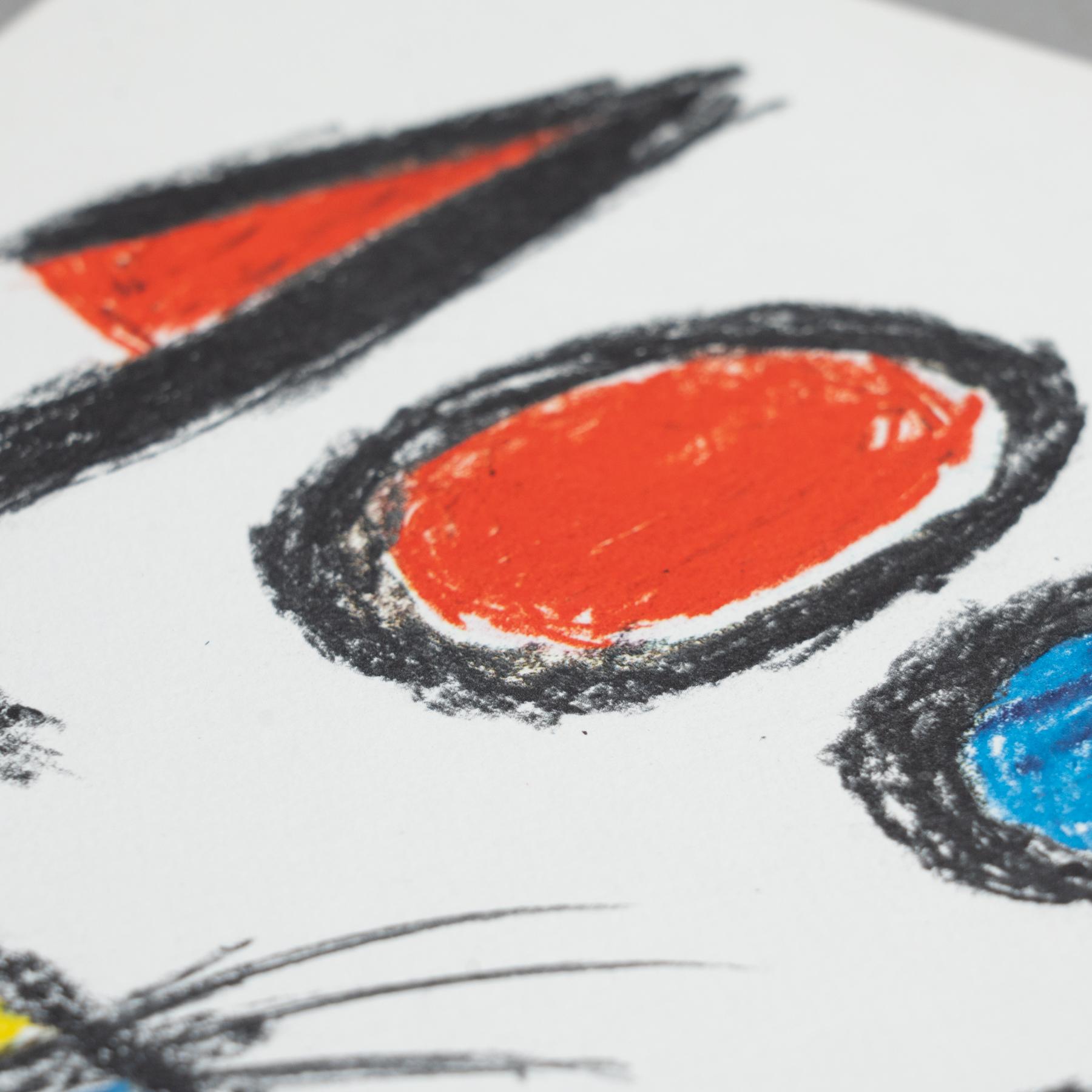 Photolithographie à tirage limité de Joan Miró, vers 1970 en vente 4