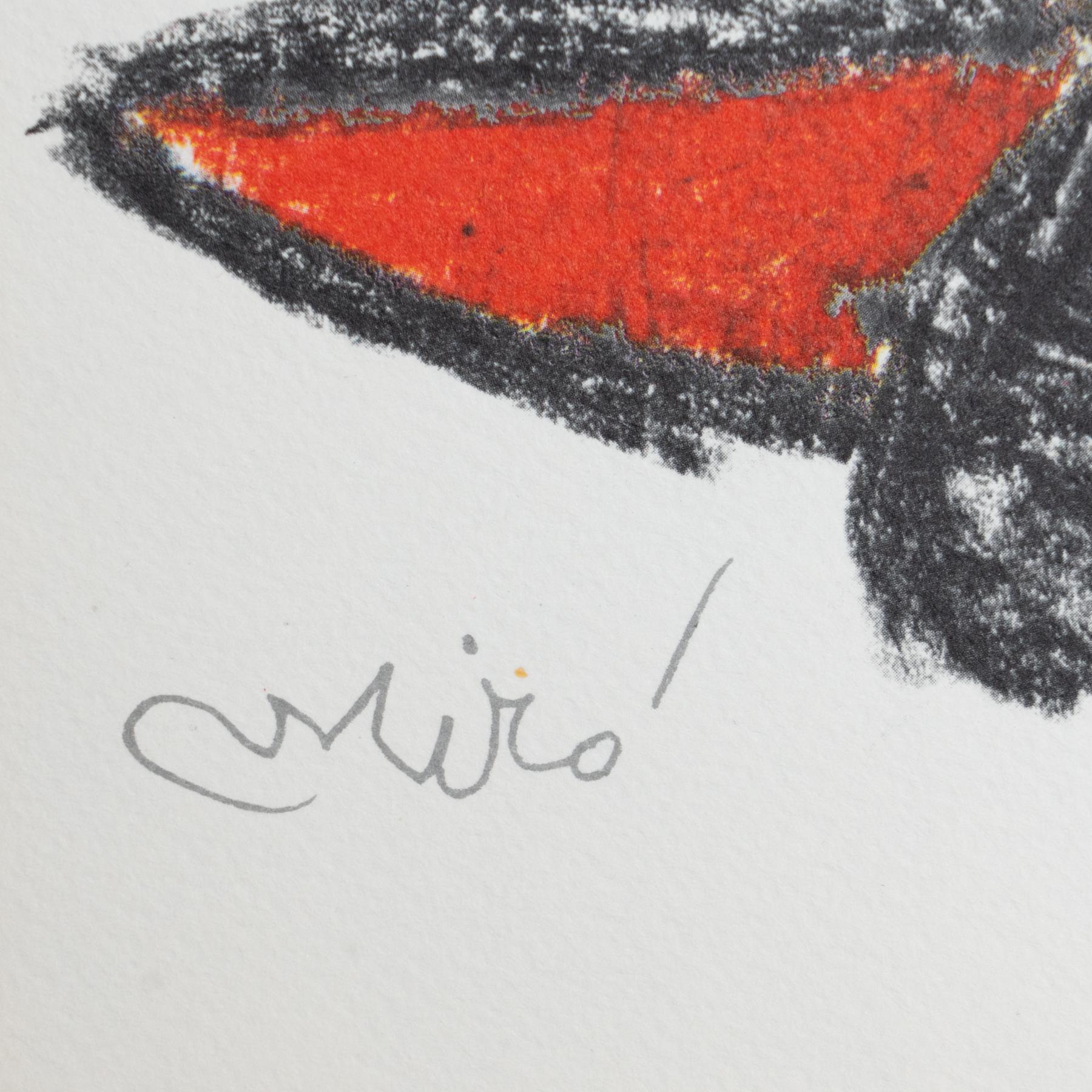 Photolithographie à tirage limité de Joan Miró, vers 1970 en vente 1