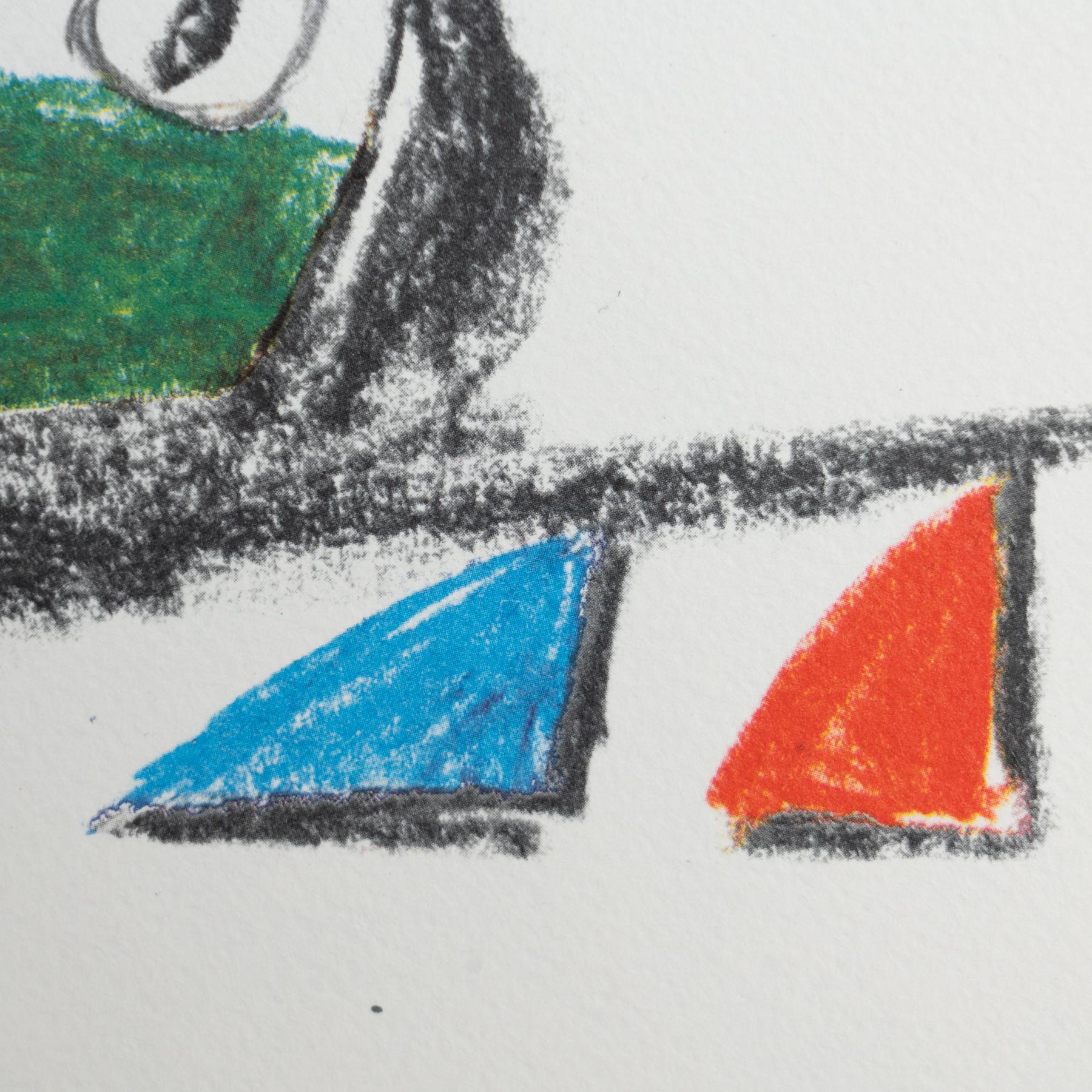 Photolithographie à tirage limité de Joan Miró, vers 1970 en vente 2