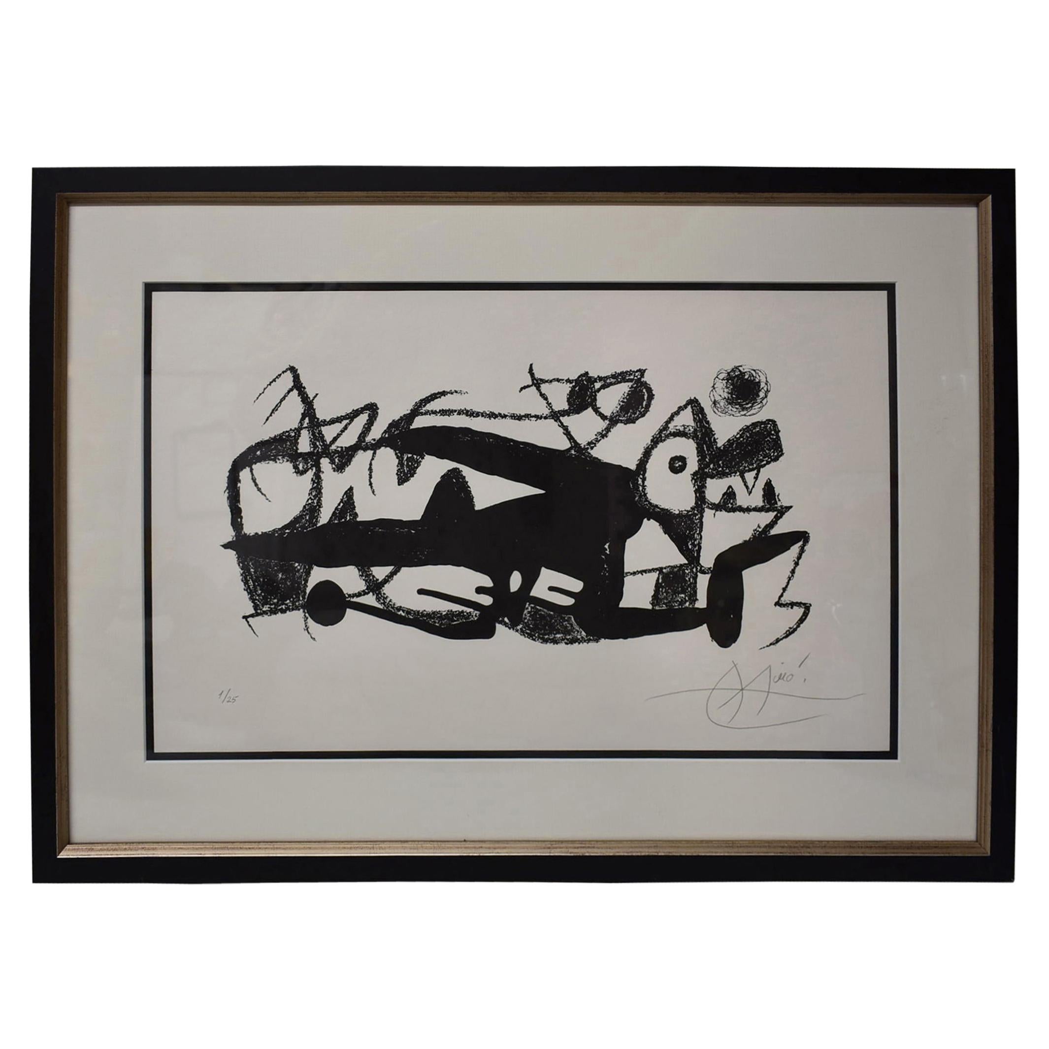 joan miro lithograph joan miro lithograph
