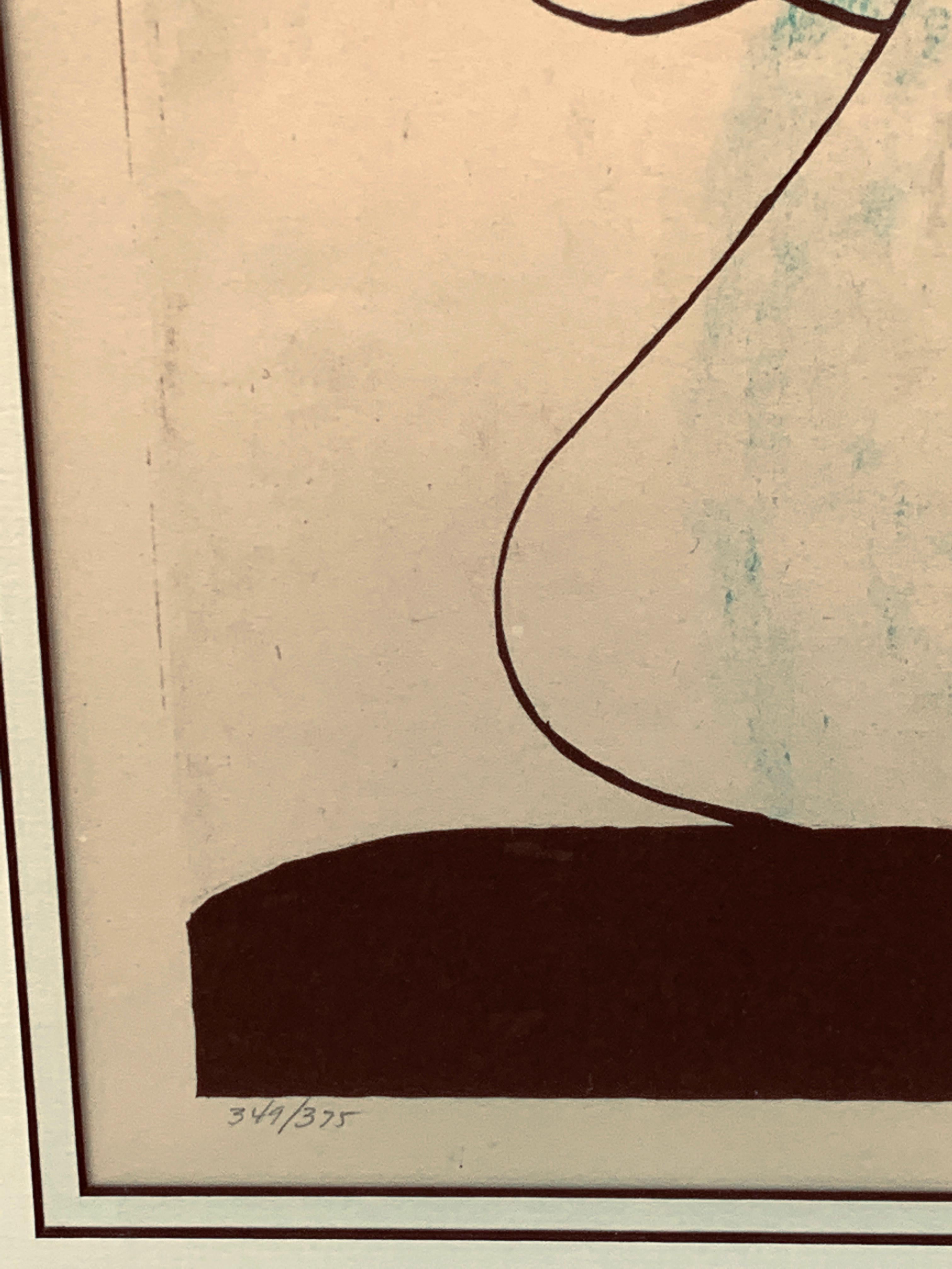 Joan Miro Lithograph 349/375 In Good Condition For Sale In Atlanta, GA