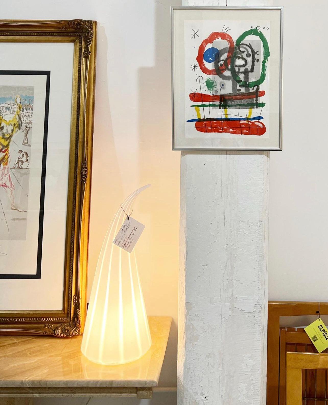 Verre d'art Joan Miró Lithographie, Derriere le Miroir en vente