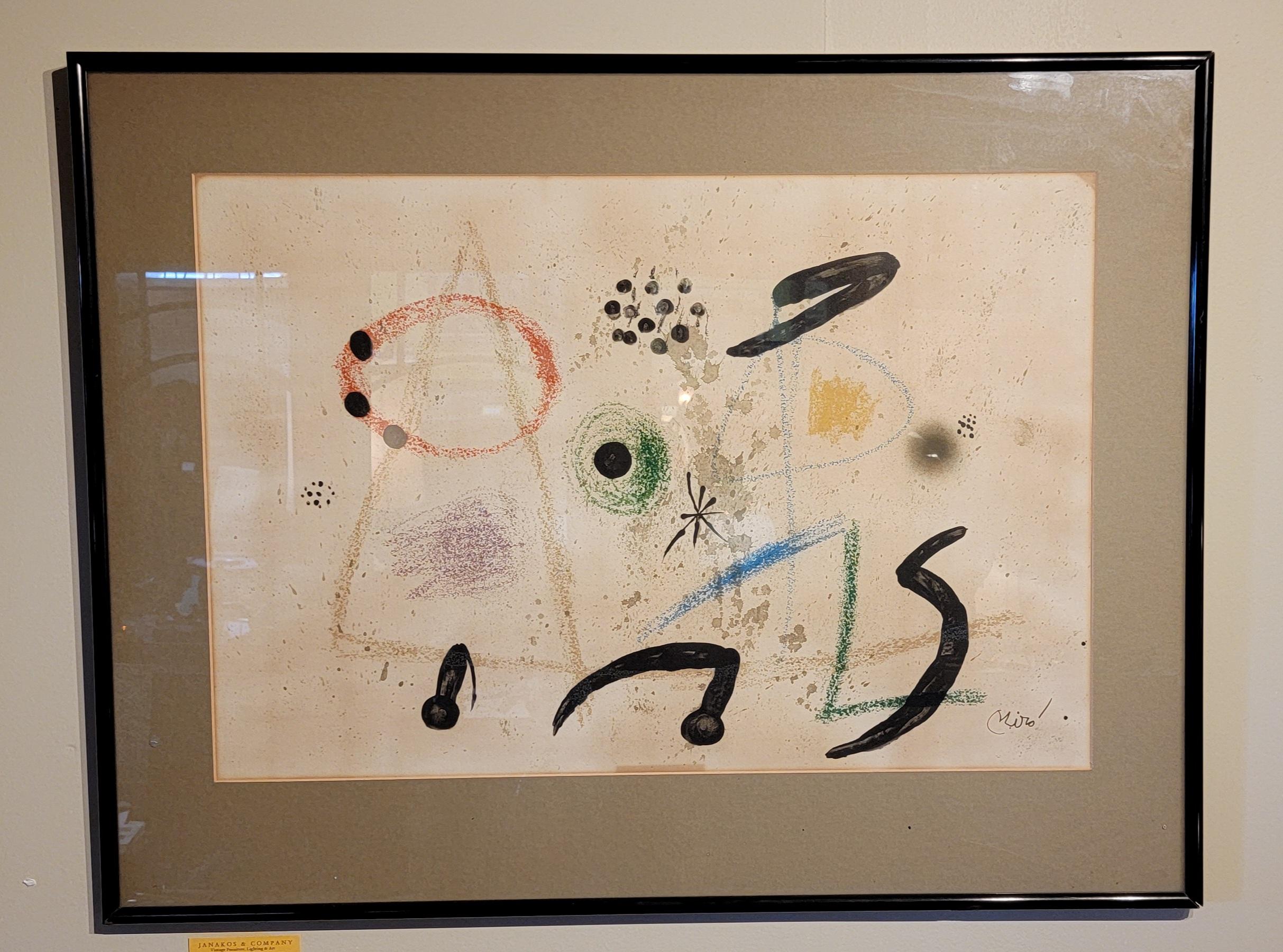 Modern Joan Miro Lithograph