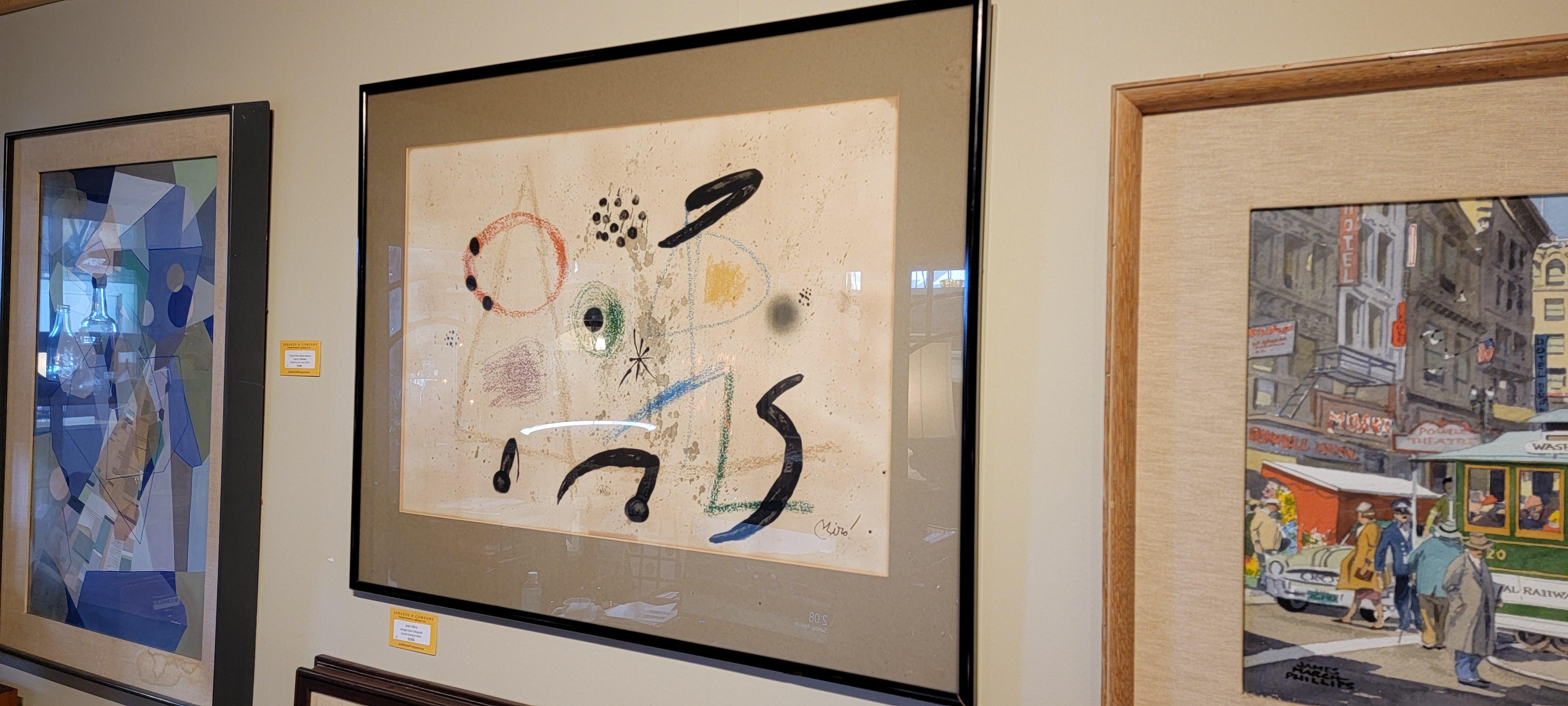 20th Century Joan Miro Lithograph