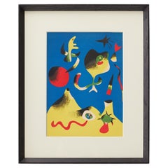 Litografía de Joan Miró para Verve, 1937 - Impresa por Mourlot, París Firmada en la plancha