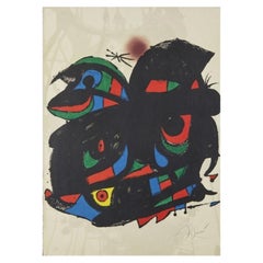 Joan Miró - Lithographie signée et numérotée 1976