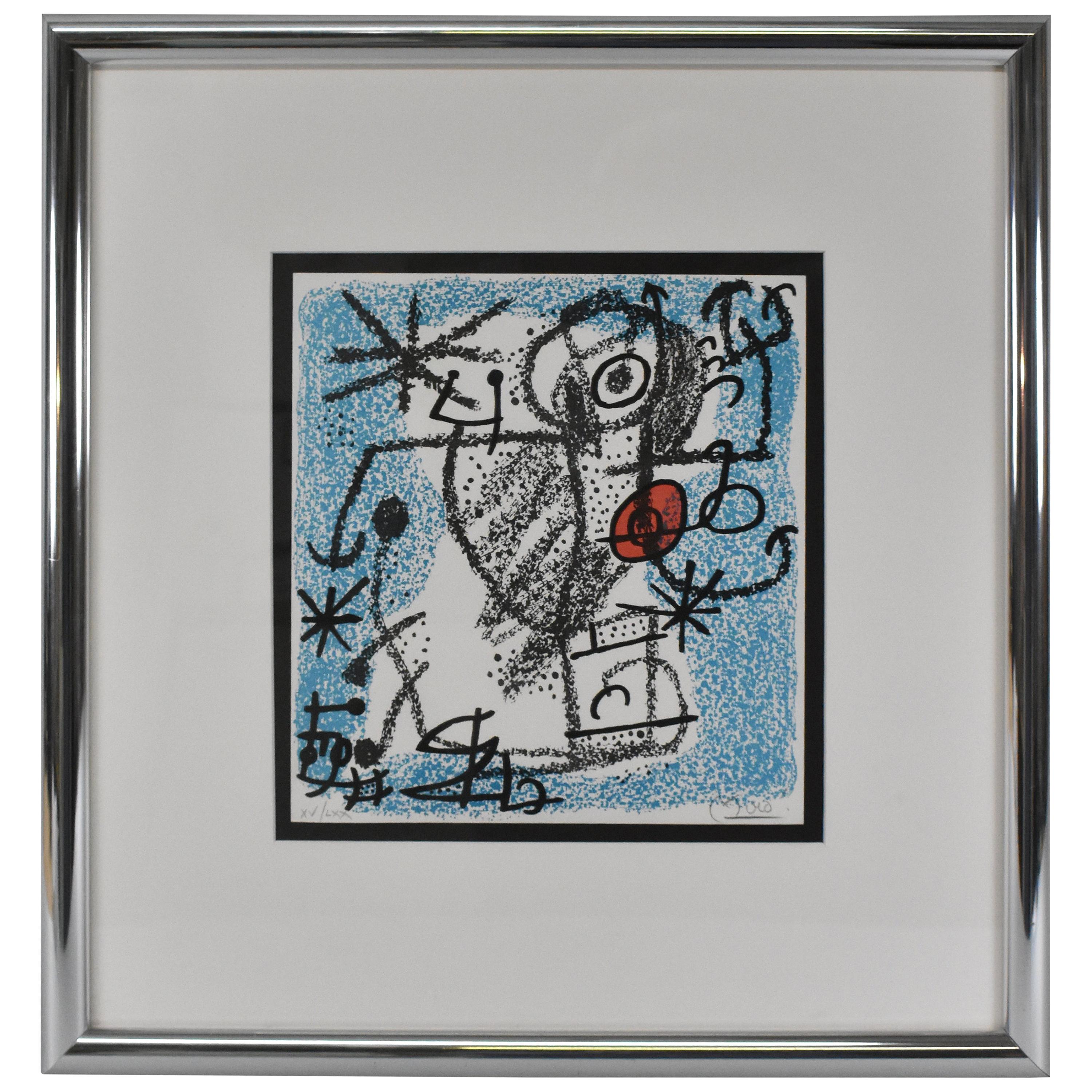 Joan Miro Lithograph Les Essencies de la Terra 15/70 For Sale
