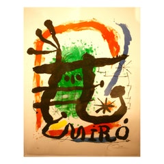 Joan Miró, Lithograph Oeuvres Graphique, 1965