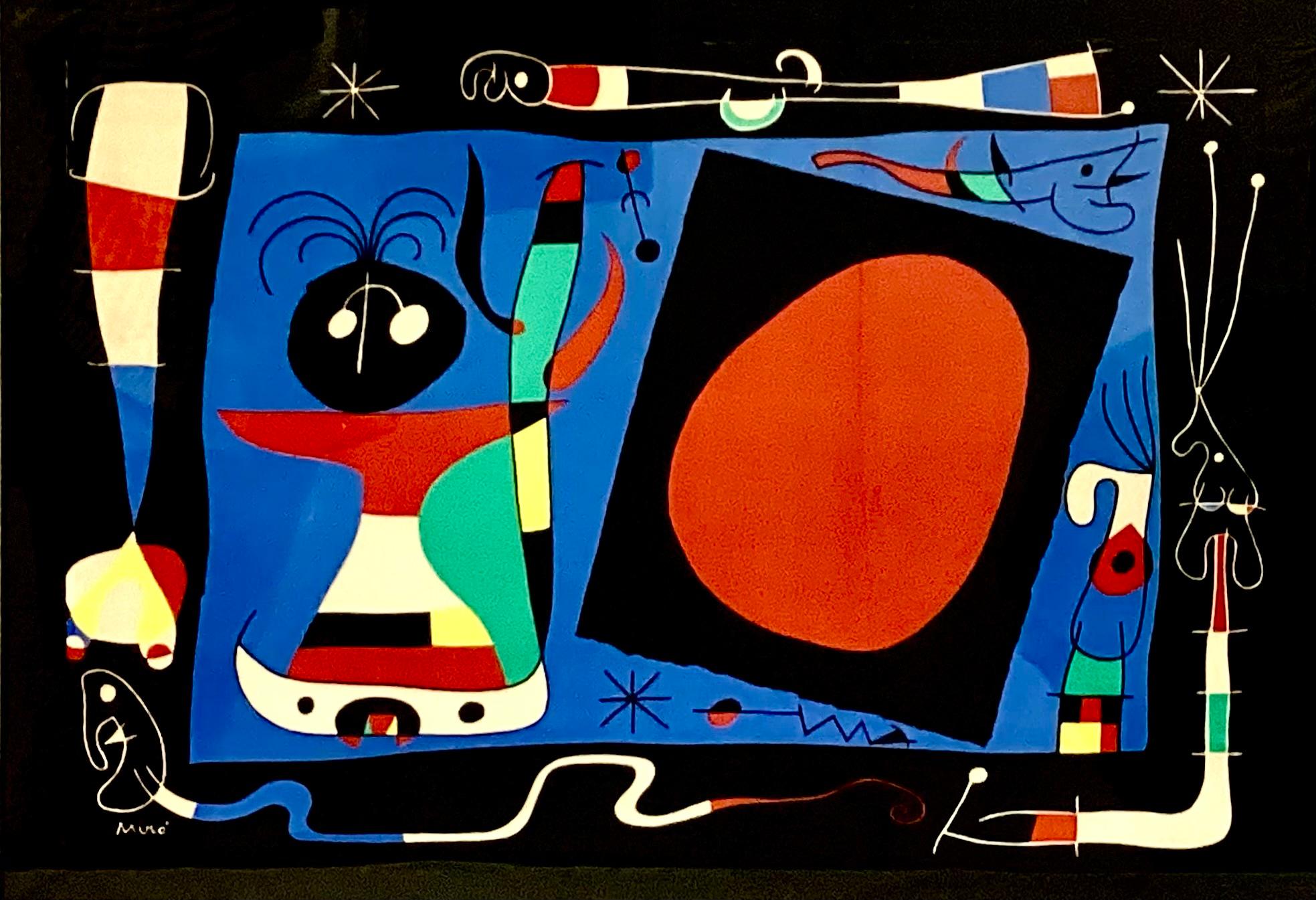 Joan Miro (1893-1983, Katalane) Druck mit dem Titel 