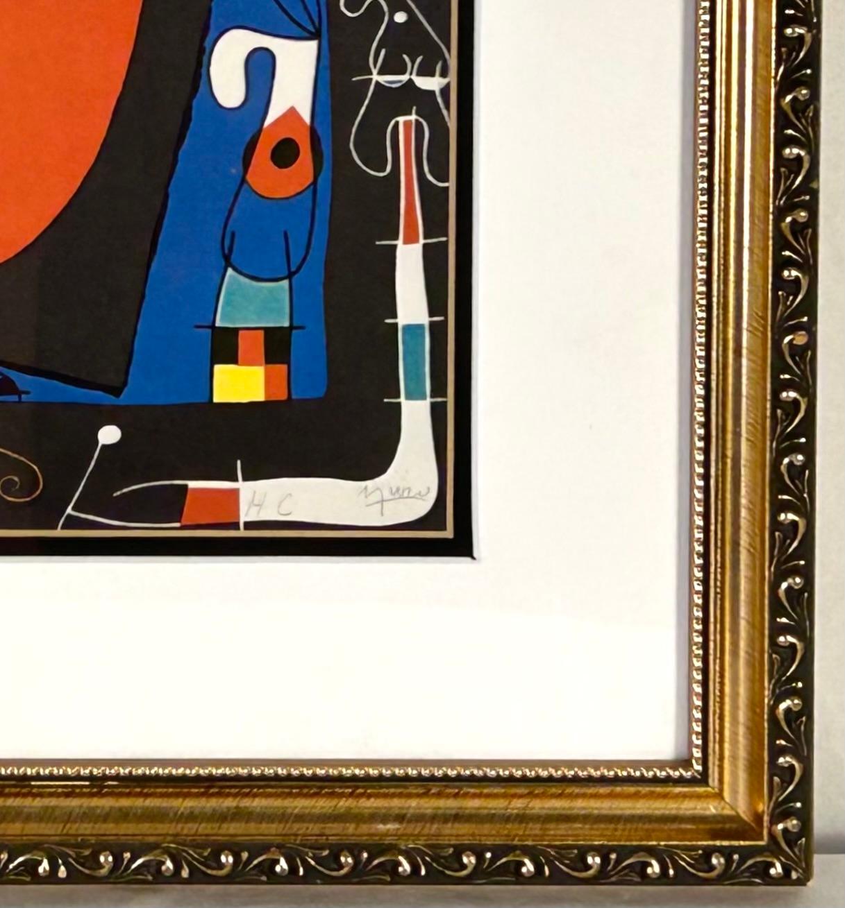 20ième siècle Lithographie de Joan Miró, 