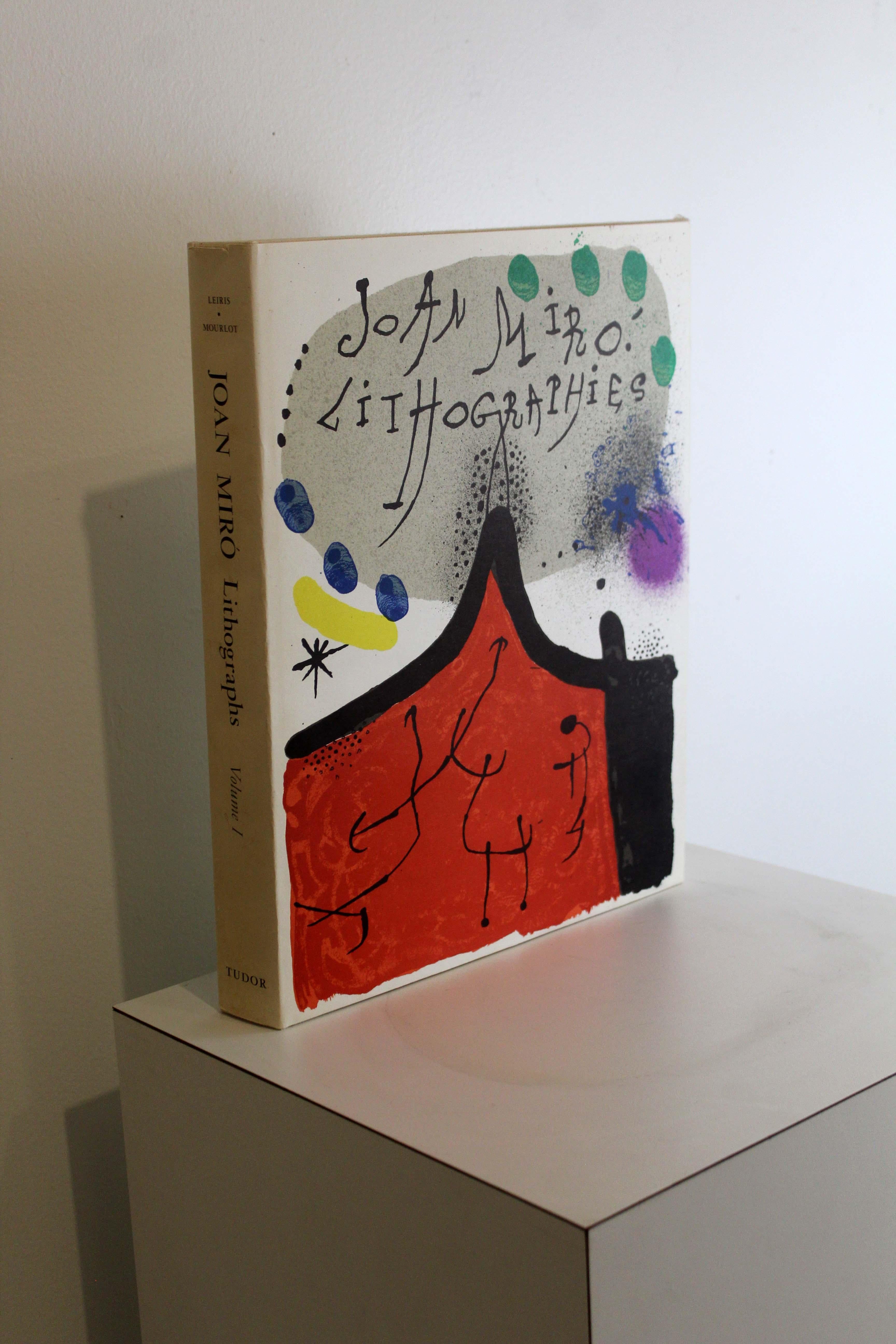 Joan Miro Lithographies Volume i Book with Original Modern Lithographs 1972 In Good Condition In Keego Harbor, MI