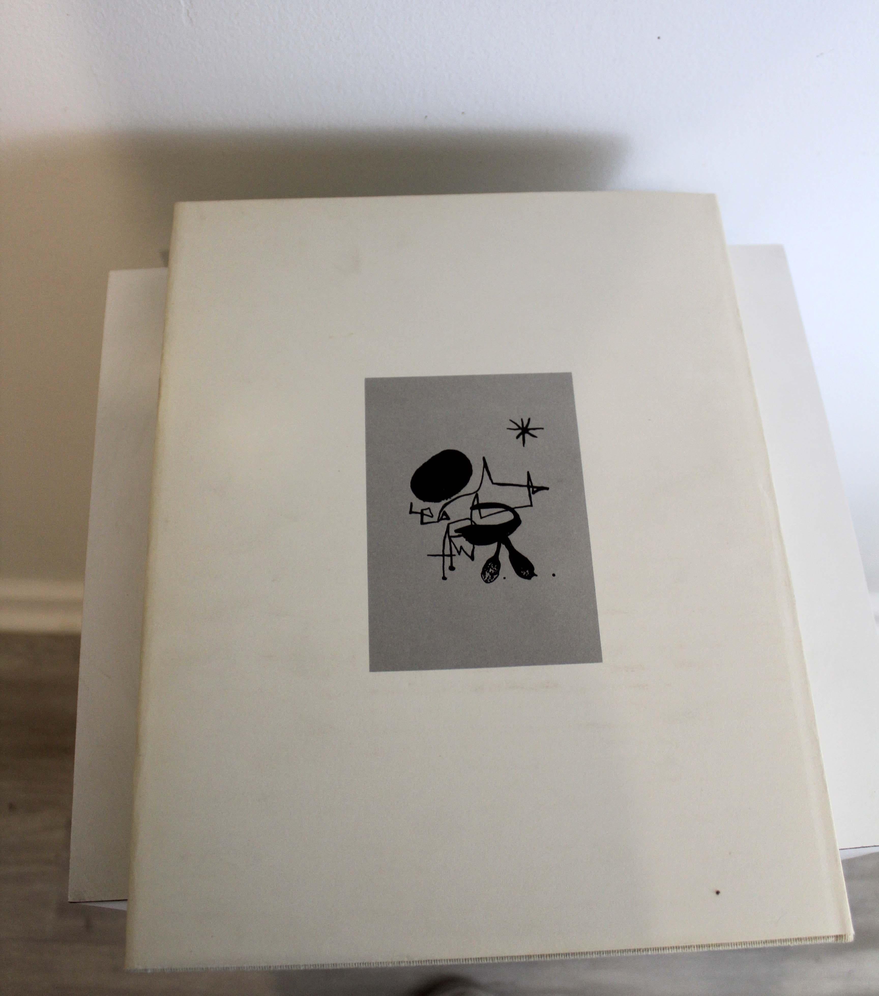 Joan Miro Lithographies Volume i Book with Original Modern Lithographs 1972 2