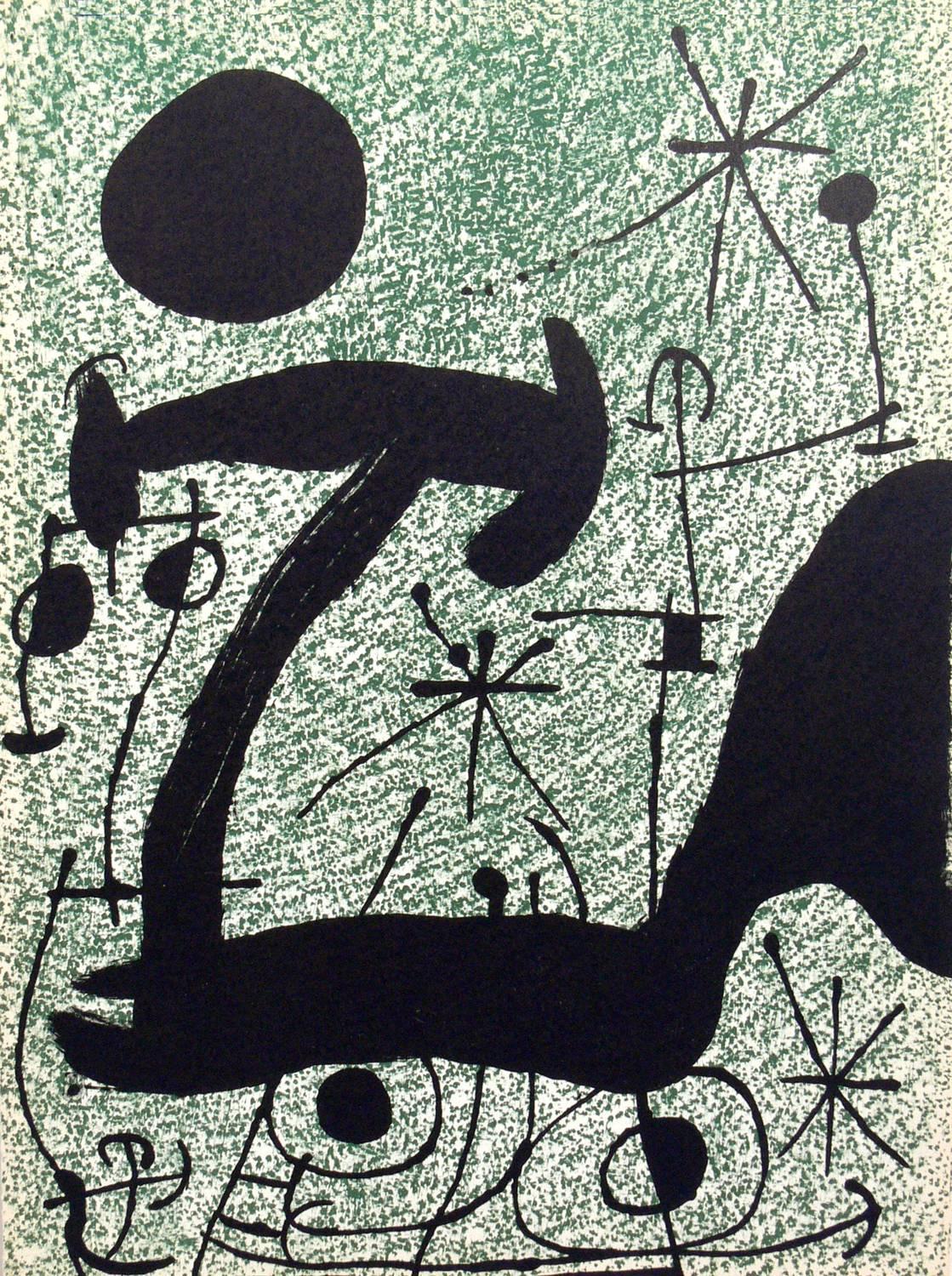 Mid-Century Modern Lithographies Joan Miró en vente