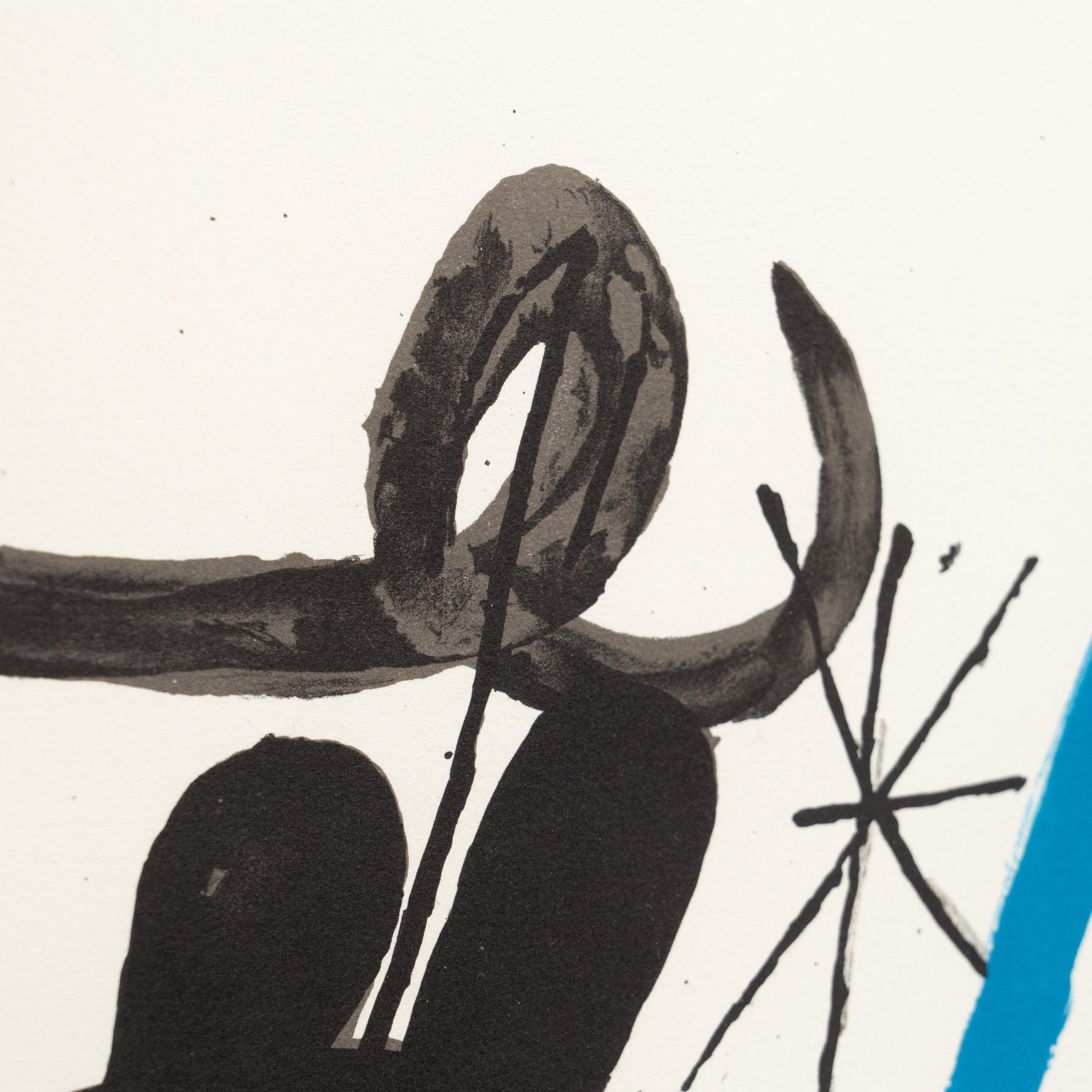 Joan Miró Lithography, Les Essències De La Terra i Ma De Proverbis, 1970 For Sale 4