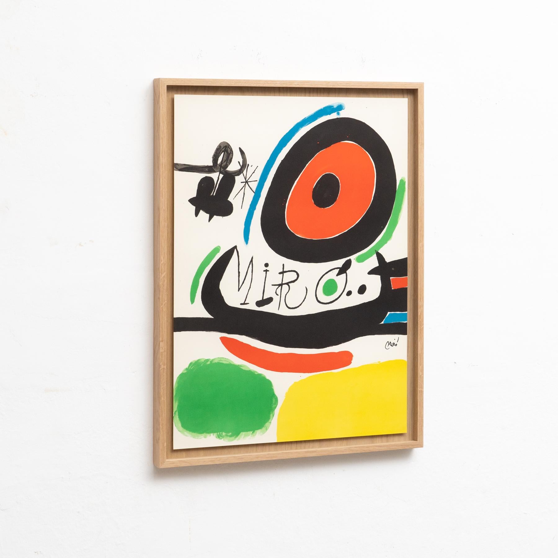 Joan Miró Lithography, Les Essències De La Terra i Ma De Proverbis, 1970 For Sale 1