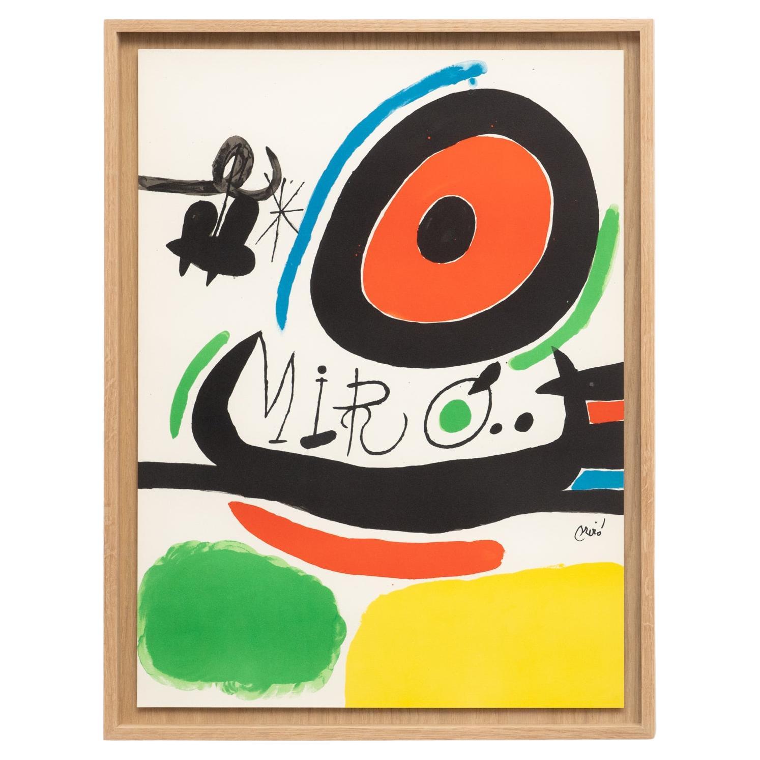 Joan Miró Lithography, Les Essències De La Terra i Ma De Proverbis, 1970
