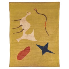 Joan Miró - "Mangouste", Tappeto arazzo moderno francese Joan Miró - "Mangouste", Tappeto arazzo moderno francese