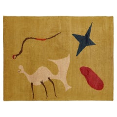 Joan Miró – "Mangouste", Original Wool Tapestry Rug