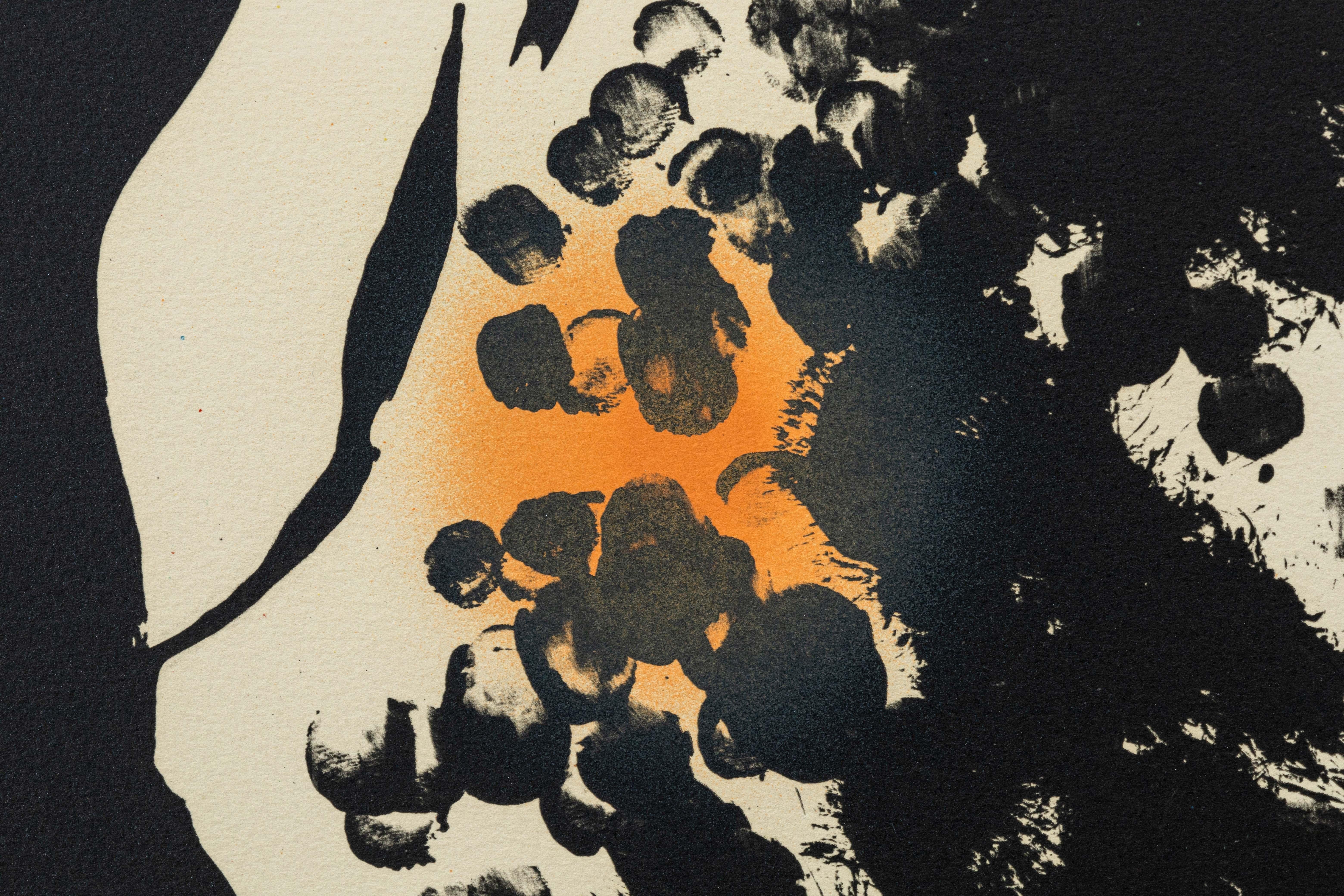 Joan Miro Montroig 3 (M. 955) Signierte Moderne Lithographie in Farben H.C. 3/10 (Papier) im Angebot