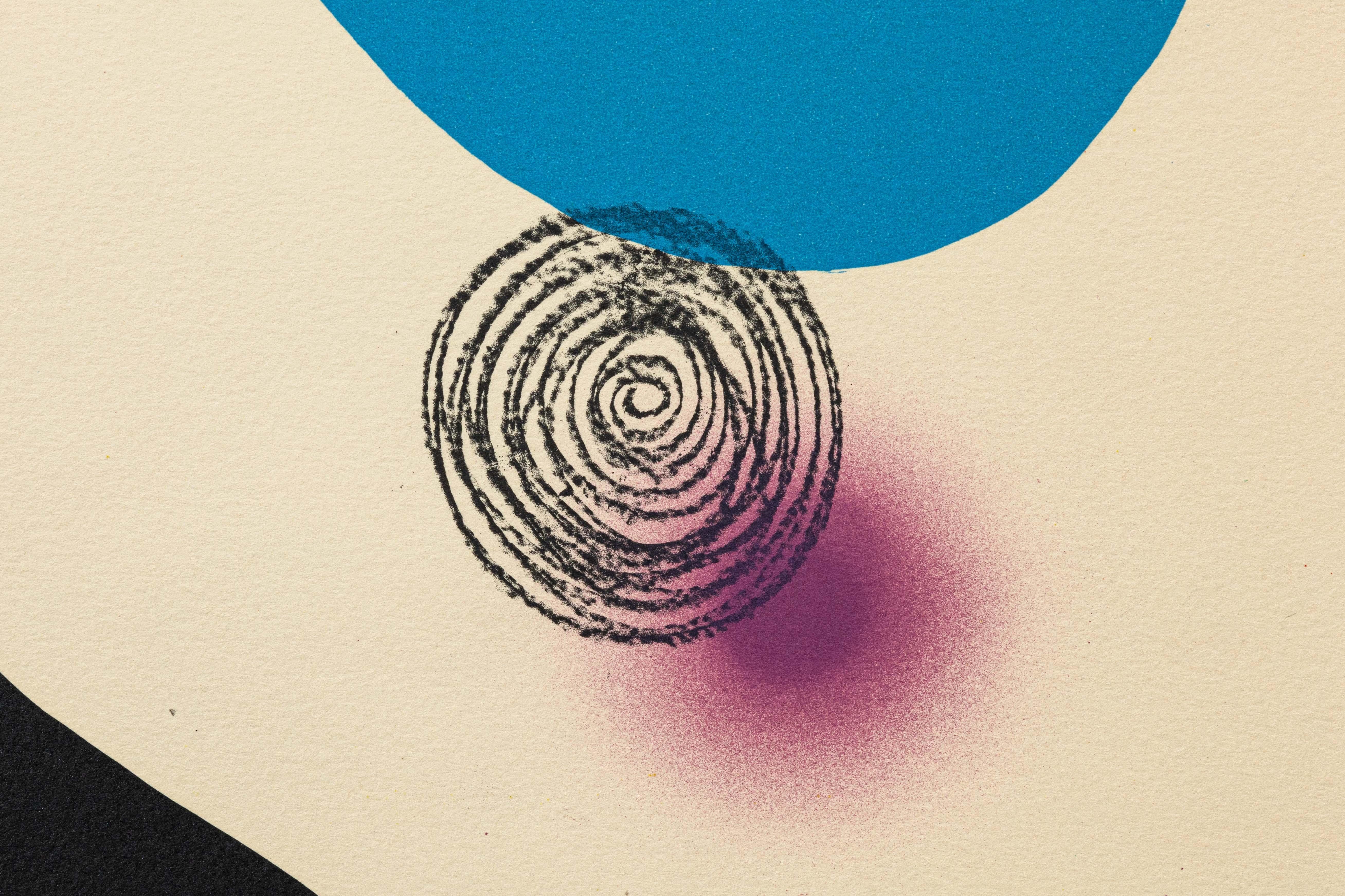 Joan Miro Montroig 4 (M. 956) Signierte Moderne Lithographie in Farben H.C. 7/10 (Papier) im Angebot