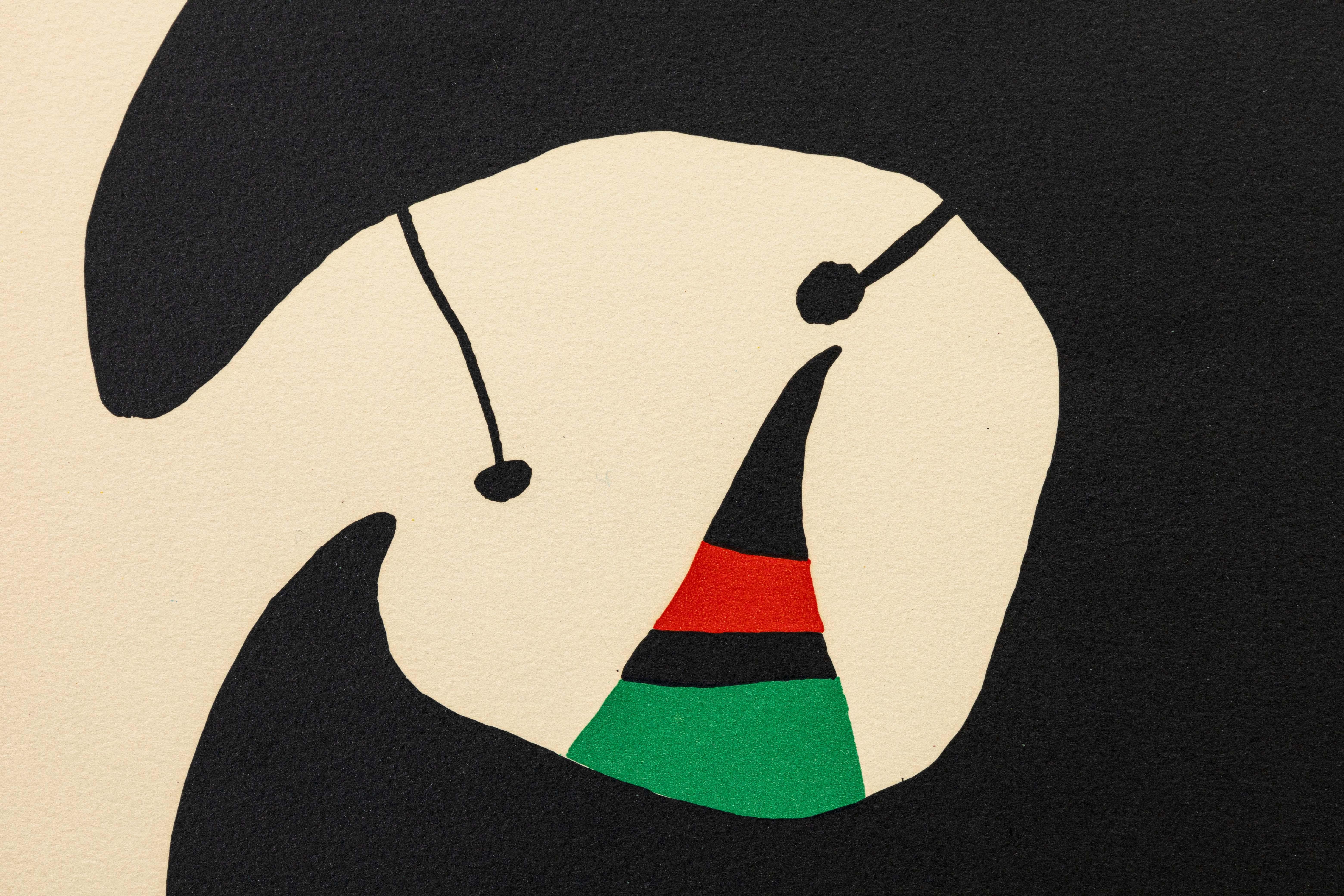 Joan Miro Montroig 4 (M. 956) Signierte Moderne Lithographie in Farben H.C. 7/10 im Angebot 1