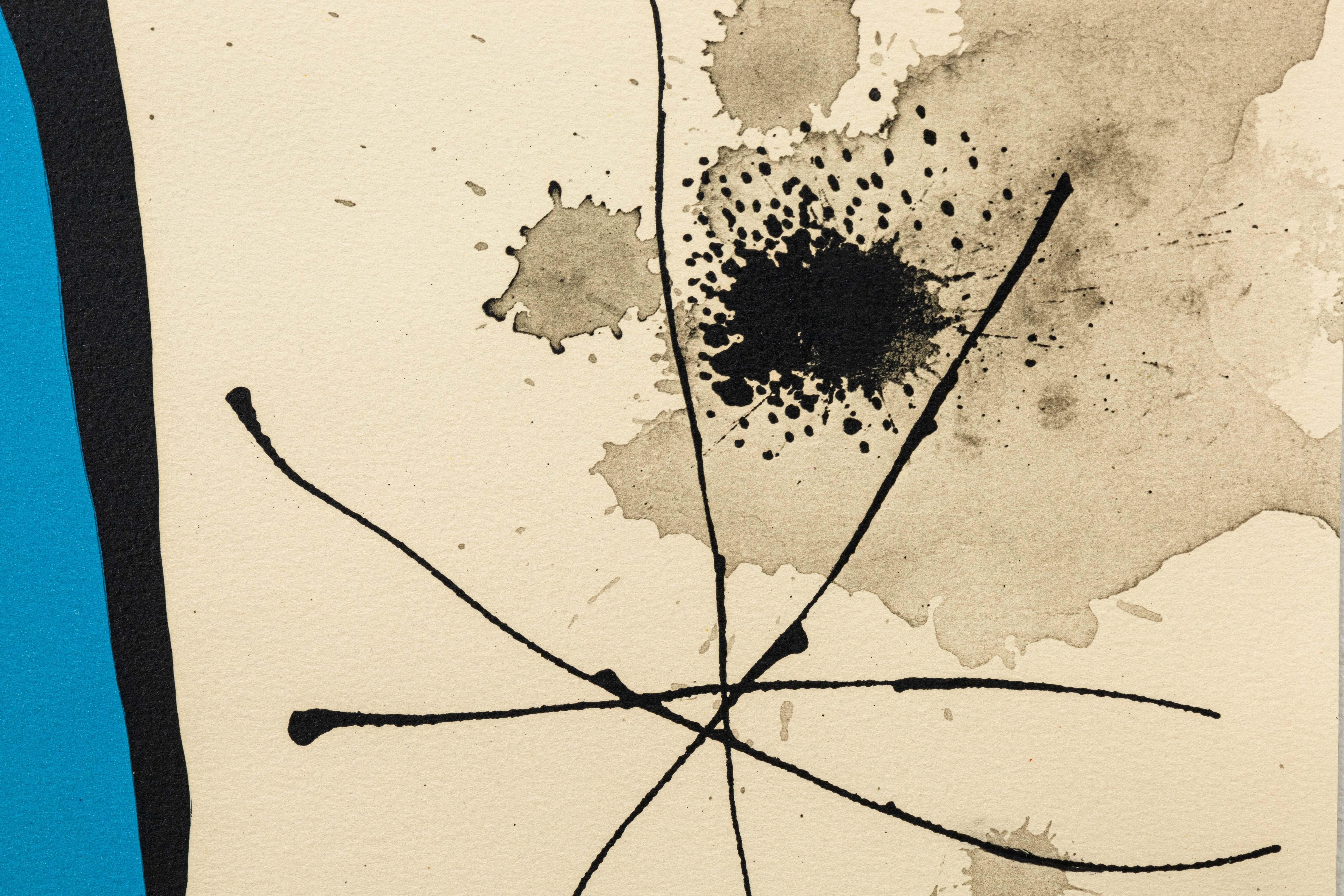 Joan Miro Montroig 4 (M. 956) Signierte Moderne Lithographie in Farben H.C. 7/10 im Angebot 3