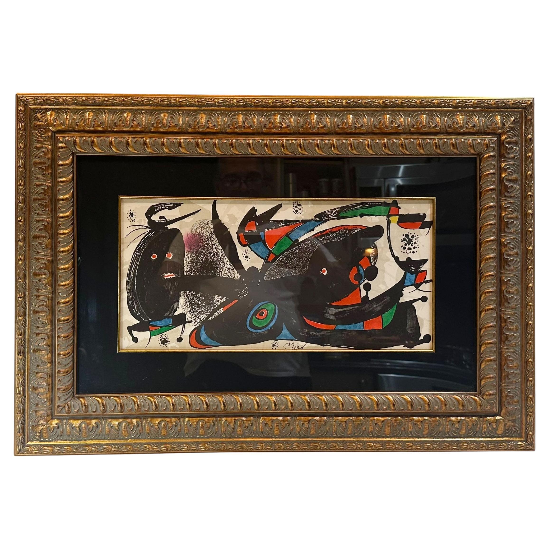 Joan Miro original lithograph “Great Britain” For Sale