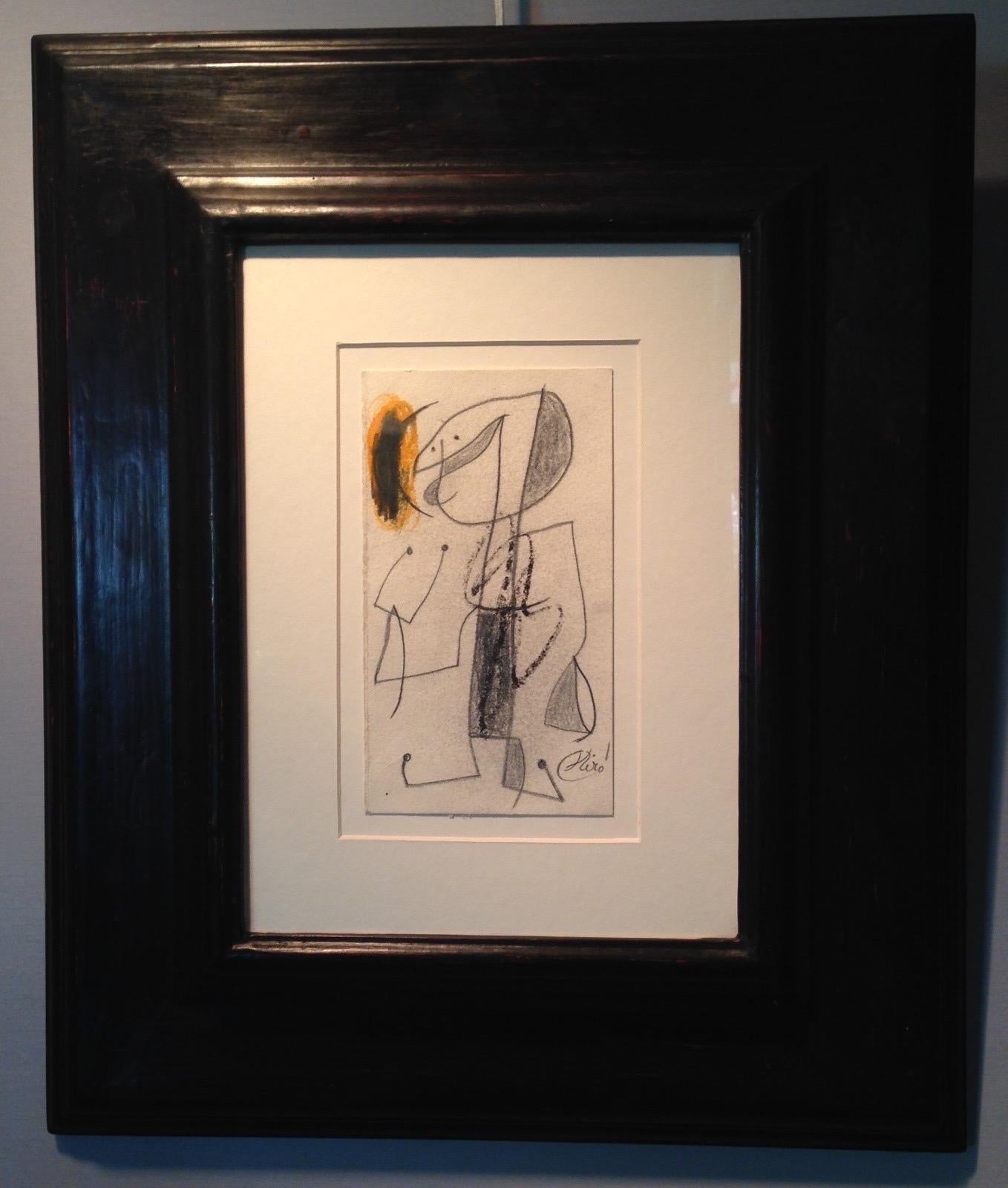 Joan Miró Abstract Painting - Femme, oiseauwoman, bird