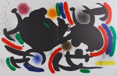 Joan Miró Litografia Original VII - Litografía en color de 1972, Edición española