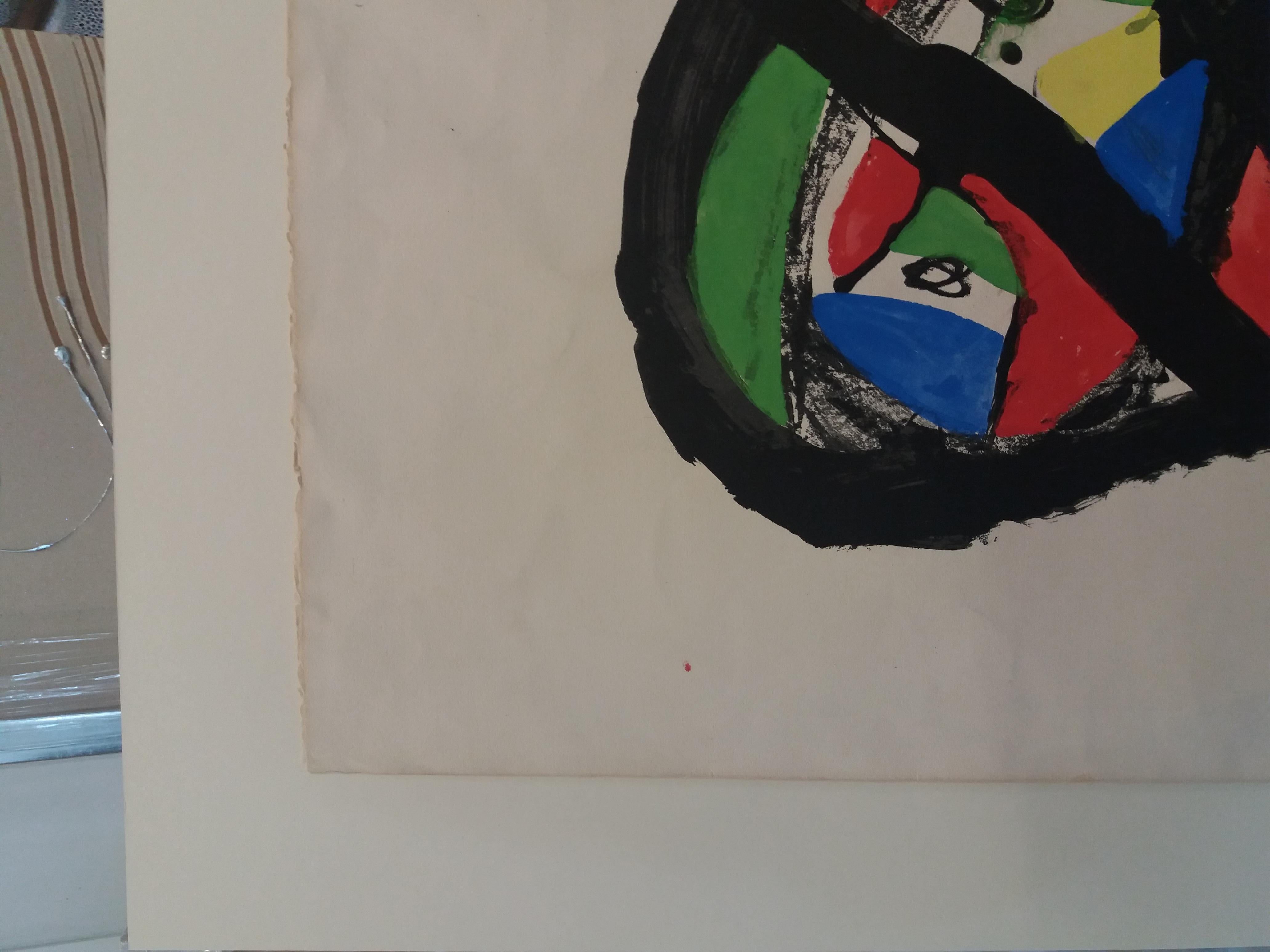 Joan Miro. Original single piece mixed technique painting
Joan Miro Ferra
1893-1983
Original Study for “EL GOLAFRE 