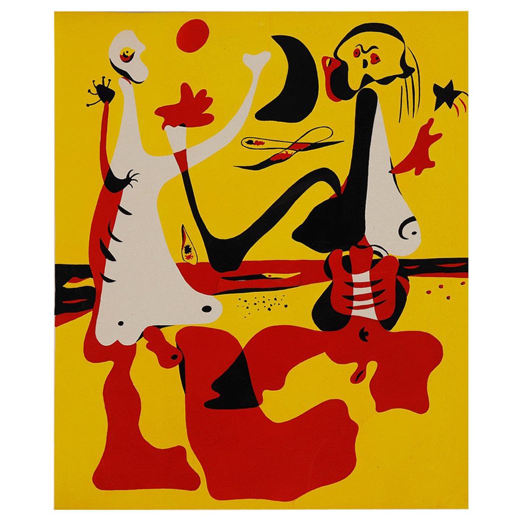 Joan Miró Personnages Devant la Mer, Figures by the Sea