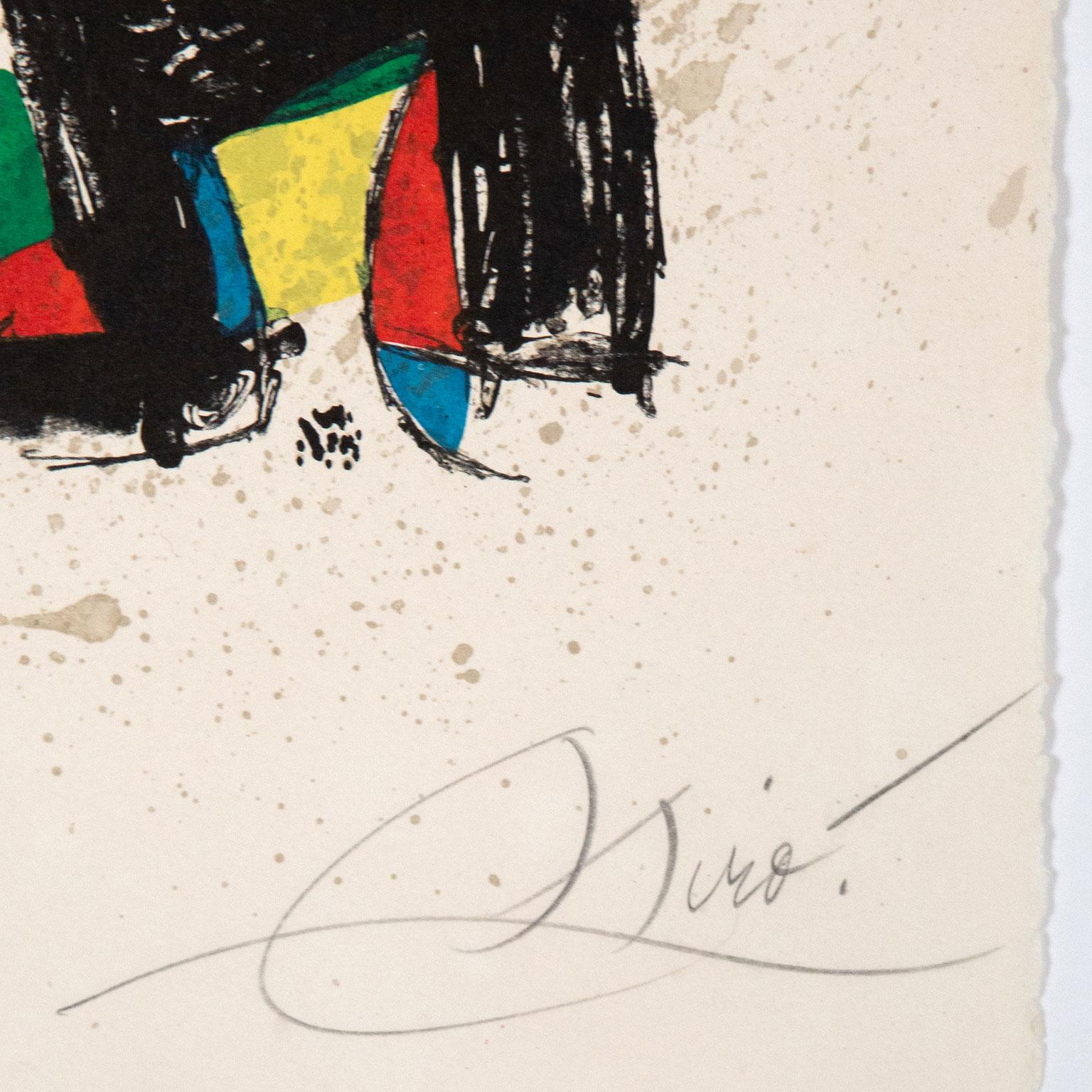 15 ans Poligrafa - Abstract Expressionist Print by Joan Miró