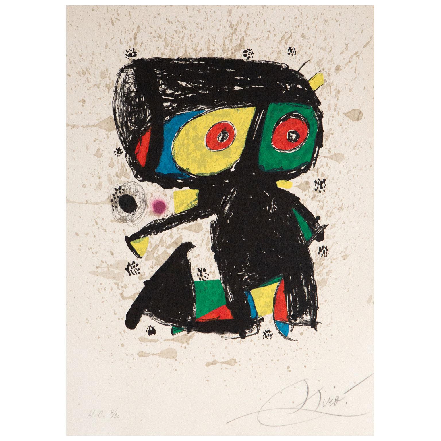 Joan Miró Abstract Print - 15 ans Poligrafa
